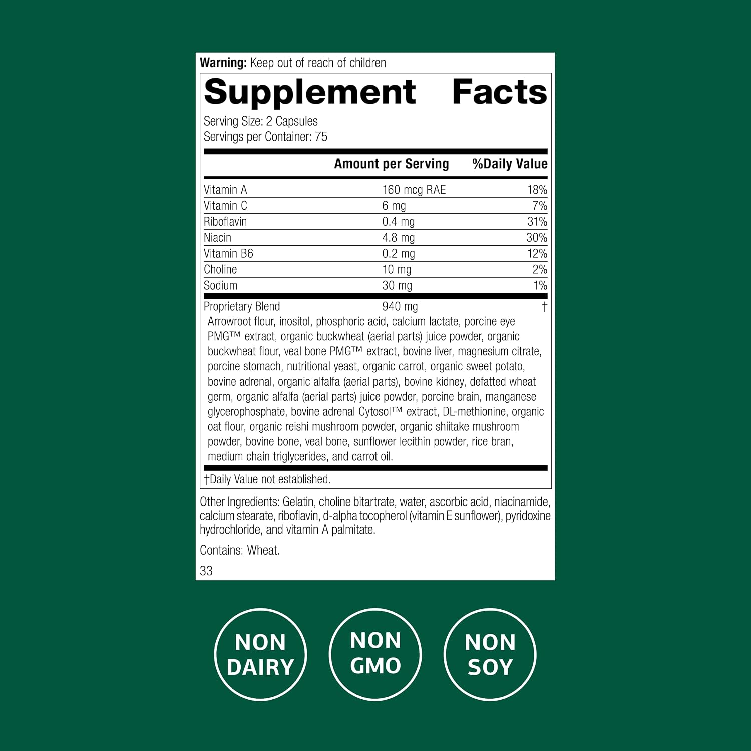 Standard Process Inc. Iplex - Whole Food Vascular Supplement, Eye Health and Eye Support with Shiitake Mushroom, Phosphoric Acid, Rice Bran