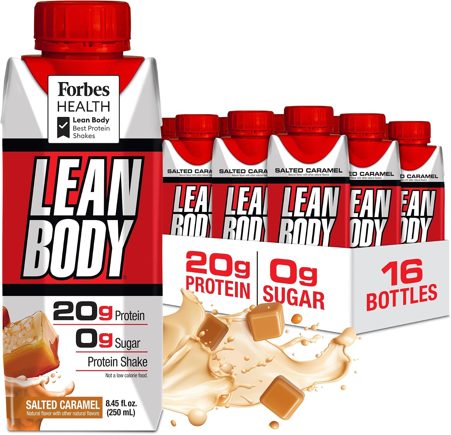 Labrada Lean Body Ready-to-Drink Chocolate Protein Shake, 40g Protein, Whey Blend, 0 Sugar, Gluten Free, 22 Vitamins & Minerals, LABRADA, 17 Fl Oz (Pack of 12)