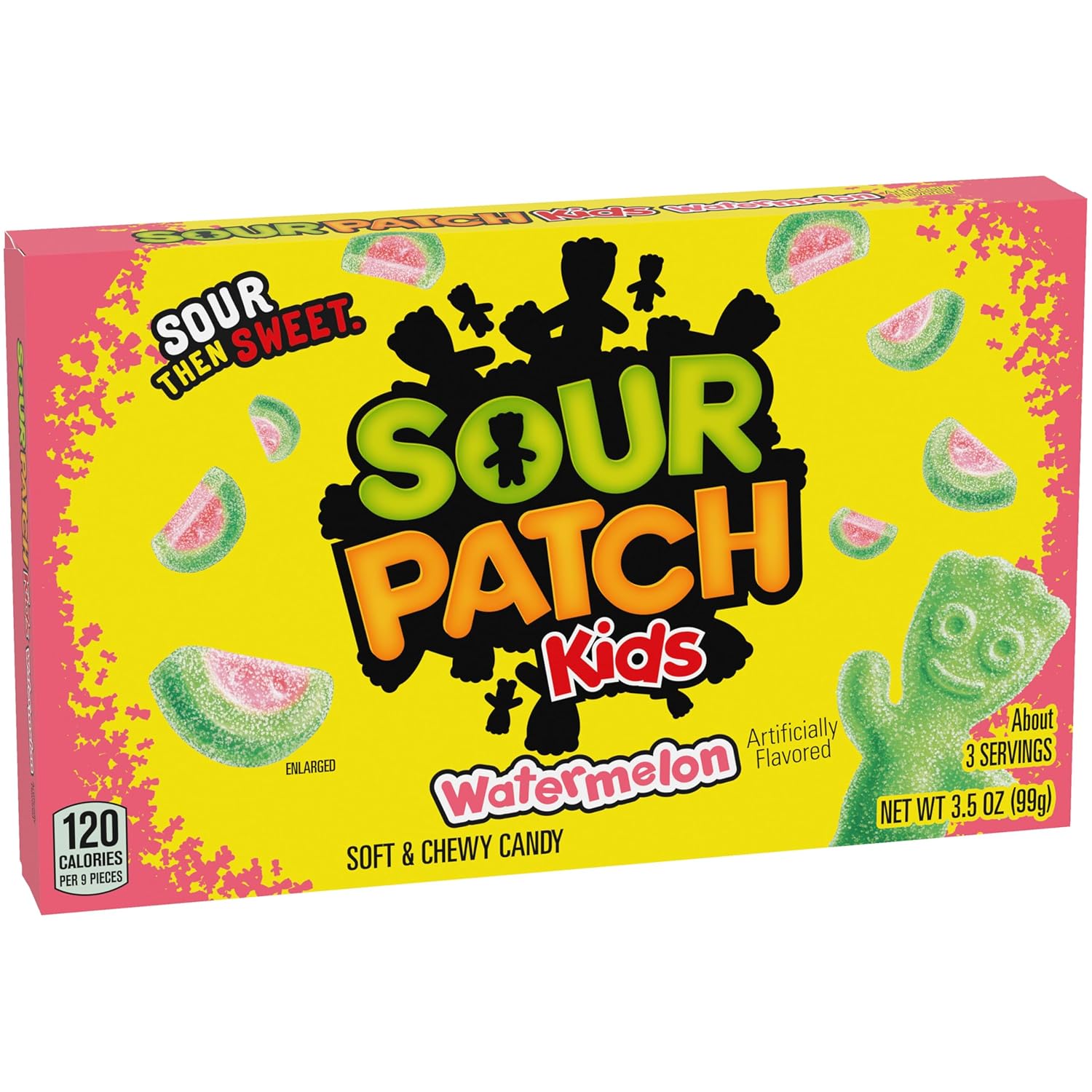 SOUR PATCH KIDS & SWEDISH FISH Soft & Chewy Gummy Candy Variety Pack, 15 ct