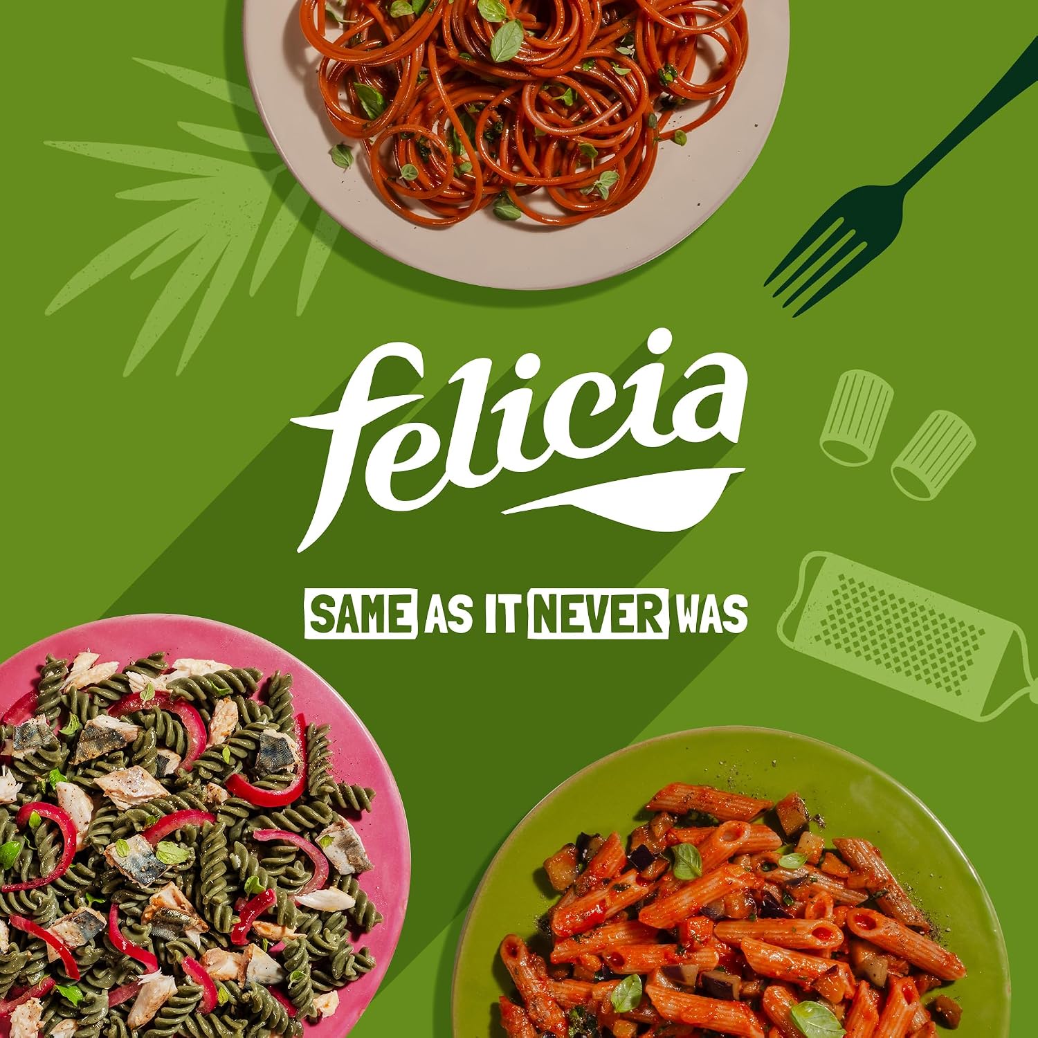 Felicia Chickpea Fusilli Gluten Free Pasta, 22G Protein, 8.8 Oz, 6 Pack | Organic, High Fiber, 14G Fiber, Made from 100% Chickpeas, Plant Based