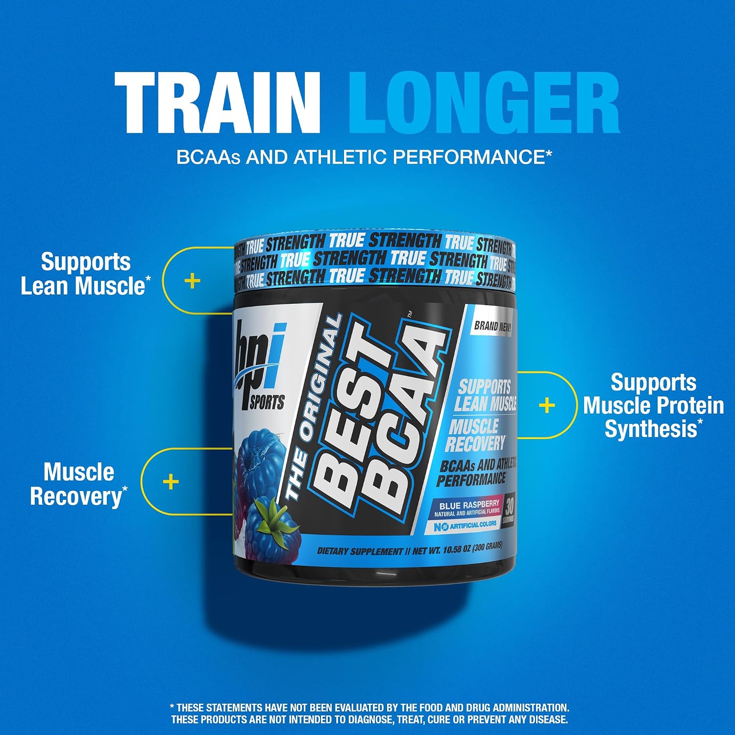 BPI Sports Best BCAA Powder – Muscle Recovery Support, Grape, 30 Servings