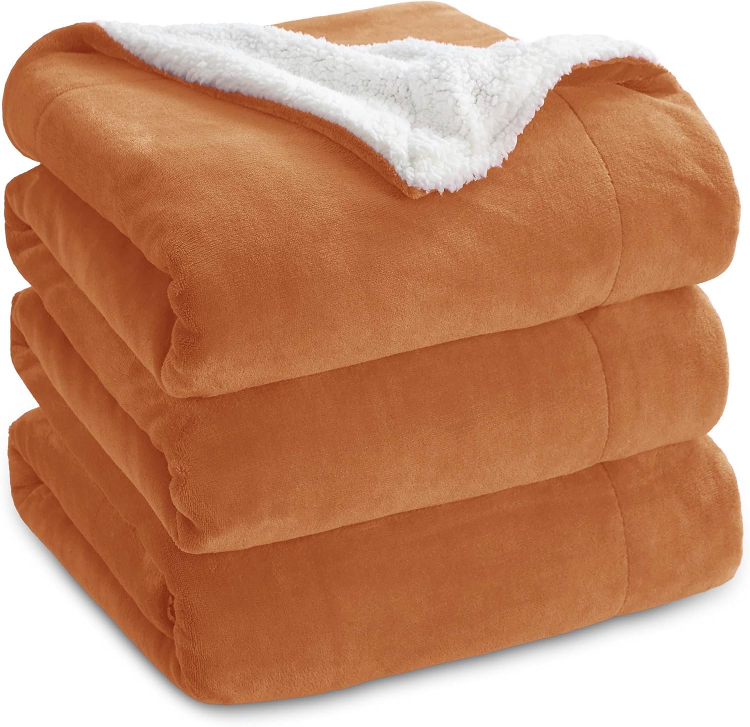 Bedsure GentleSoft Sherpa Fleece Throw Blanket for Couch, Non-Heated, Thick & Warm Cozy Blanket for Winter Fall, Soft Fuzzy Plush Throw Gifts for Women and Men, Grey, 50x60 Inches
