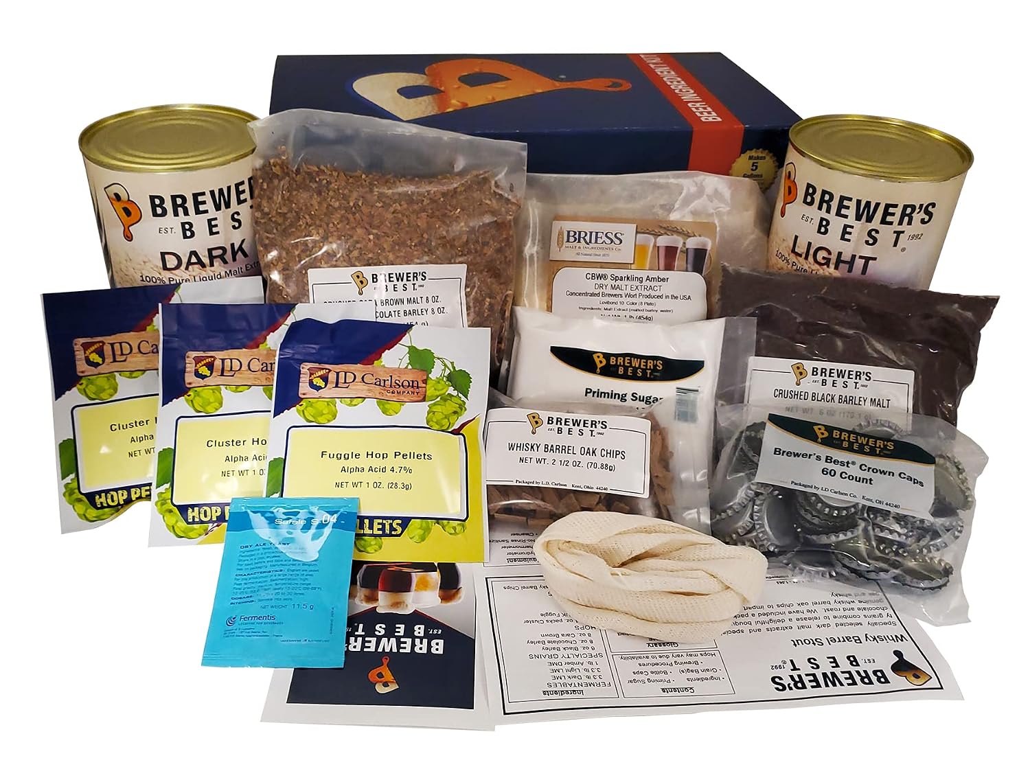 Brewers Best Whiskey Barrel Stout Beer Ingredient Kit