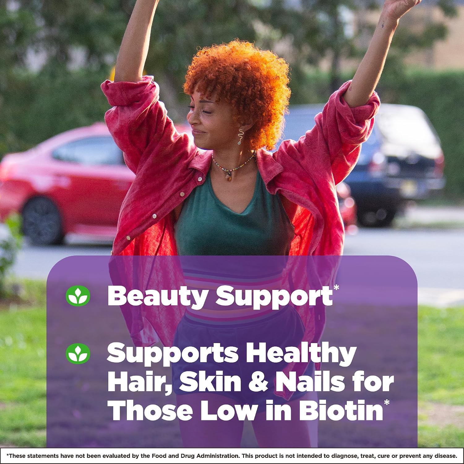 Natrol Biotin 10000mcg, 4X Faster Dissolve Supplement for Healthy Hair, Skin and Nails for Those Low in Biotin, Plus Energy Metabolism Support, 60 Tablets, Up to a 60 Day Supply