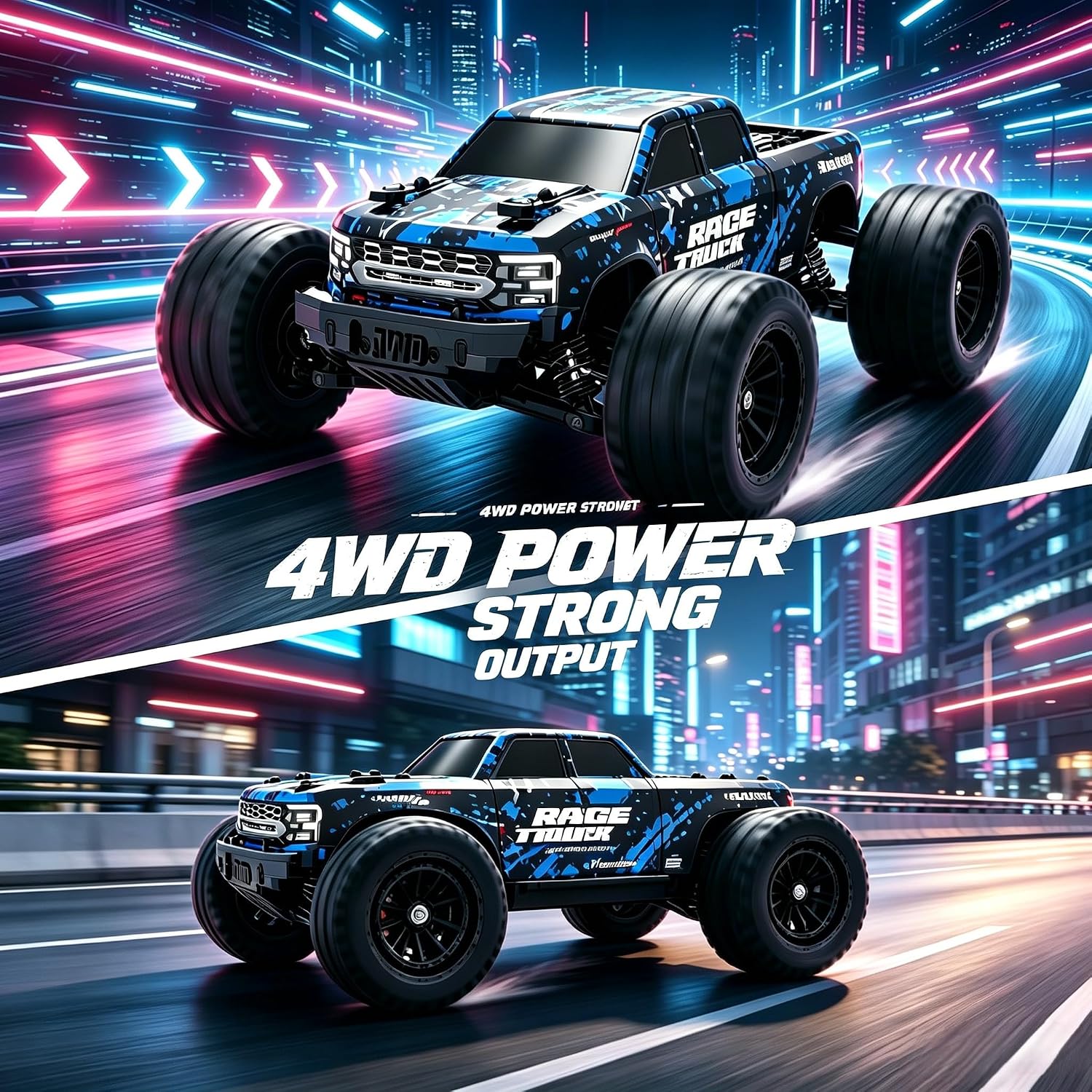 HAIBOXING RC Cars 1/18 Scale 4WD Off-Road Monster Trucks with 36+KM/H High Speed