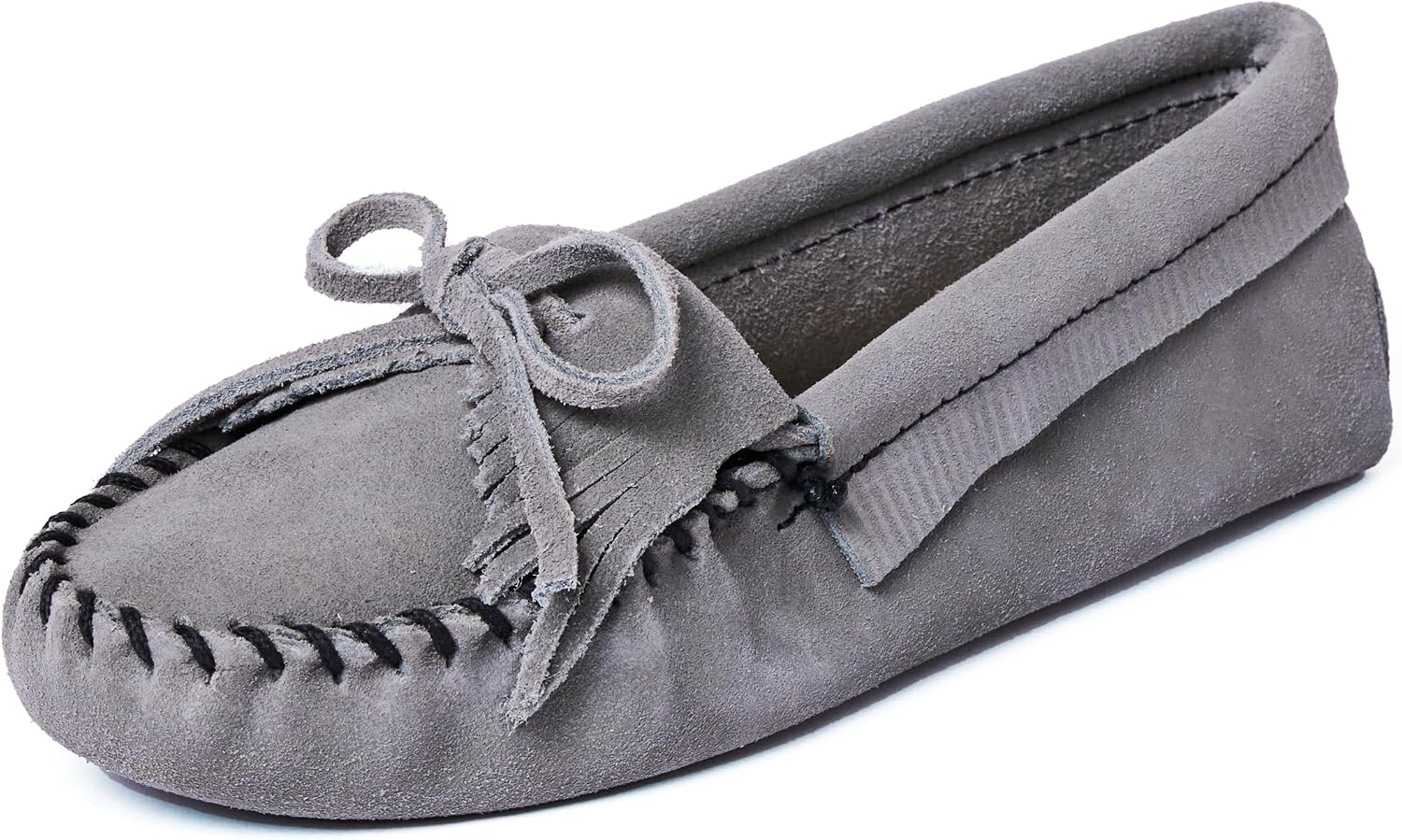 Minnetonka Women's Kilty Suede Softsole Moccasin