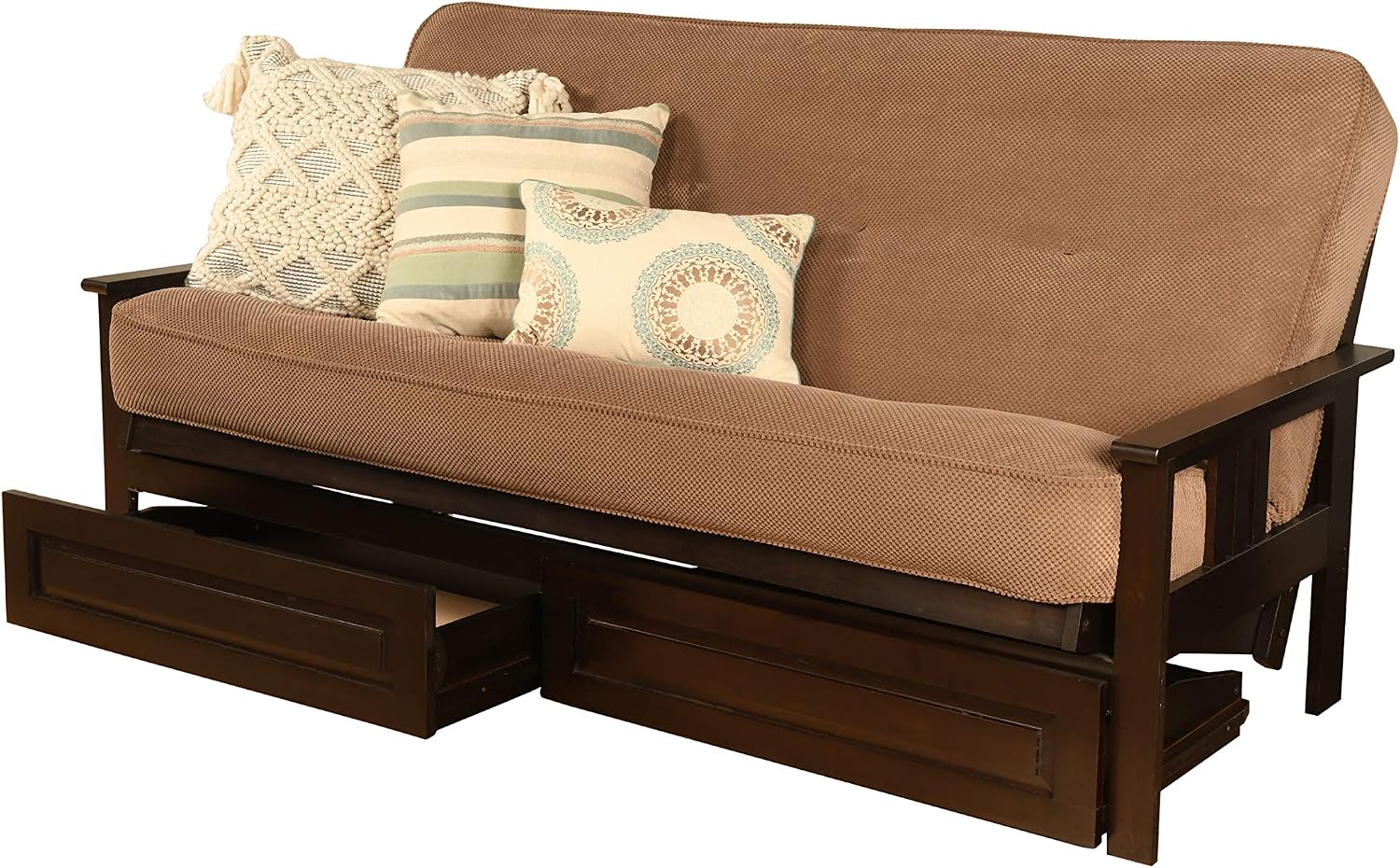 Kodiak Futons Monterey Futon Frame, No Drawers, Barbados