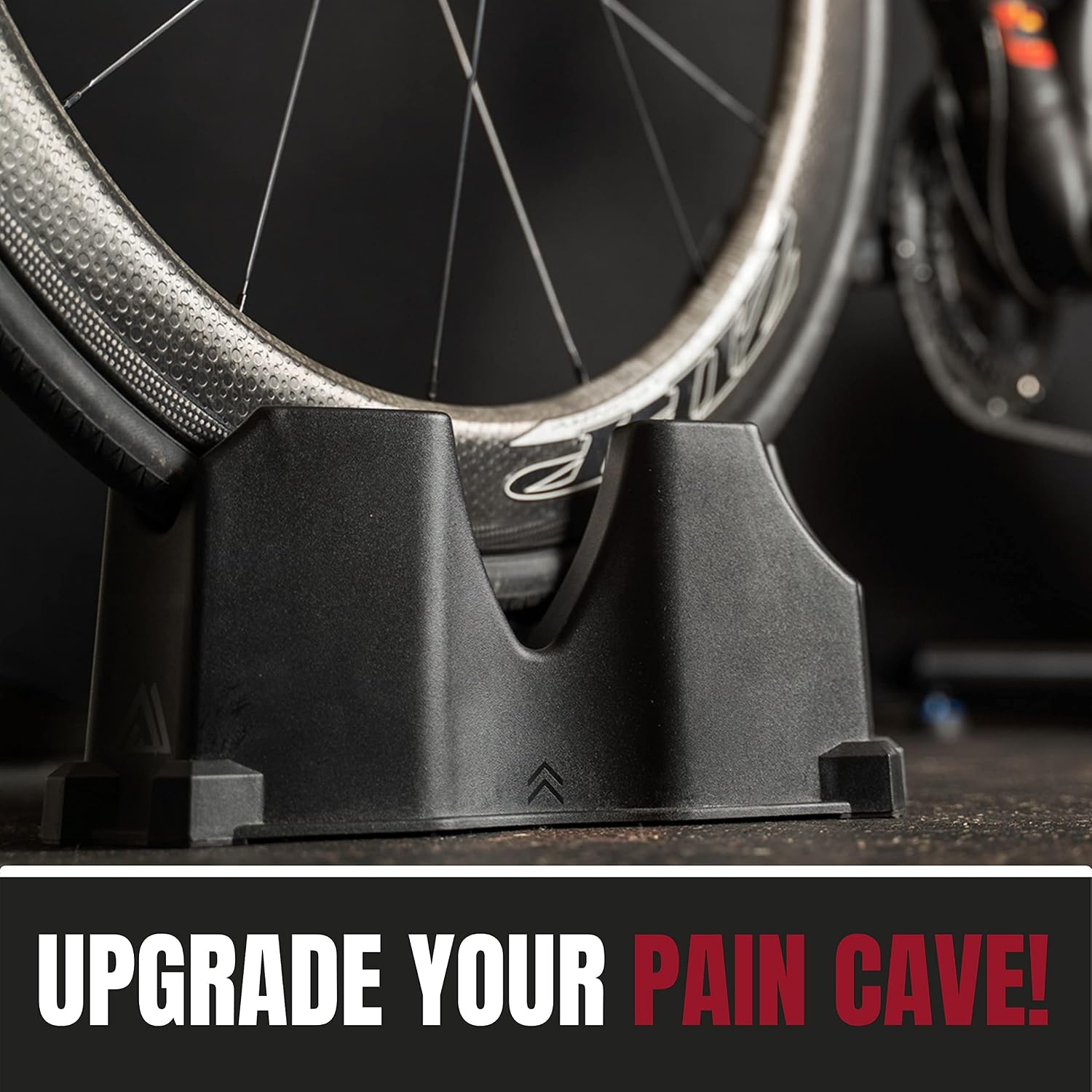 KOM Cycling Indoor Trainer Front Wheel Riser Block - 3 Different Heights Creating The Perfect Block for All Trainers Including Cyclops, Wahoo, and Kinetic