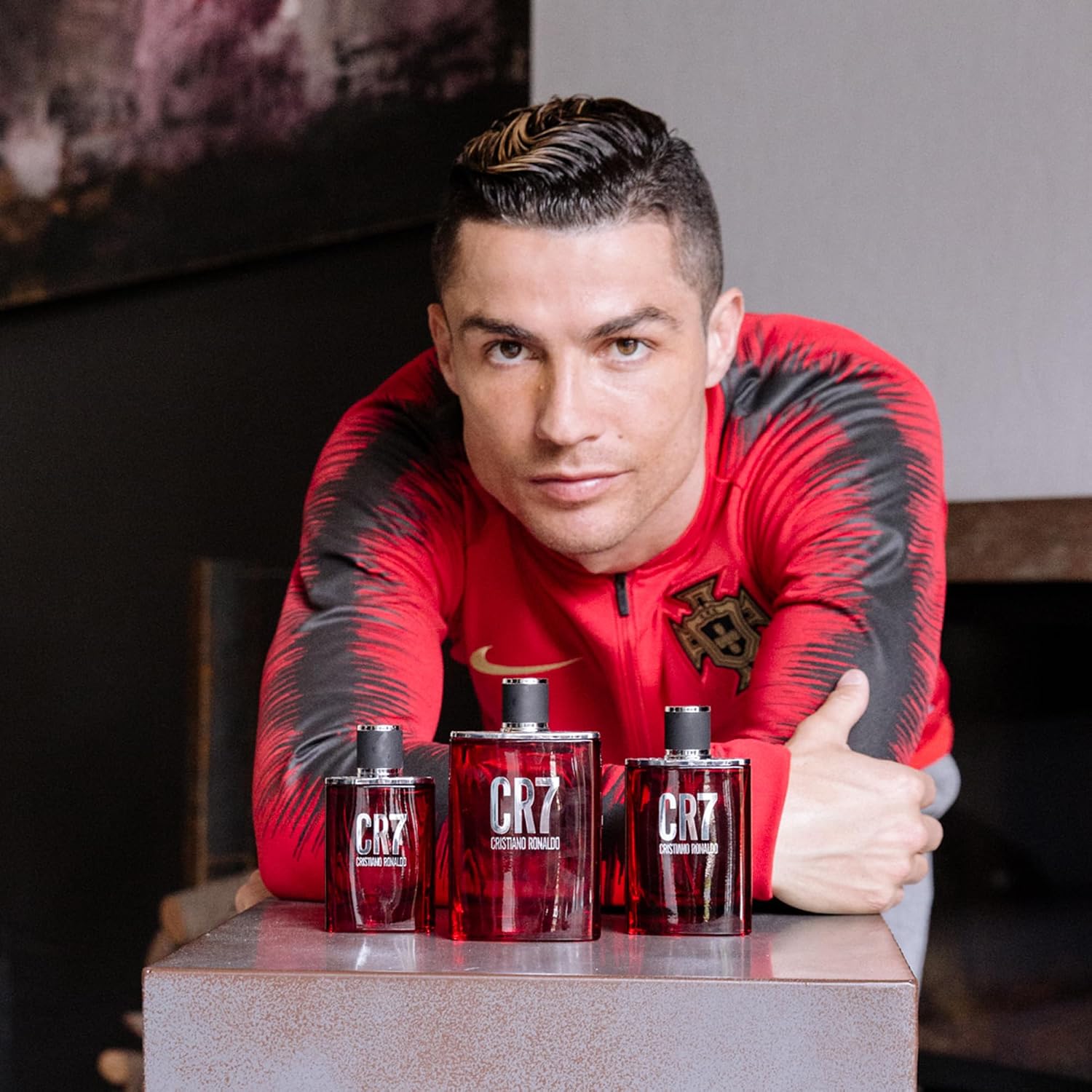 CR7 Cristiano Ronaldo - Eau De Toilette Cologne Scent for Men - Woody, Musky Men's Scent with Lavender, Cardamom, Tobacco, and Cedar - 1.7 oz