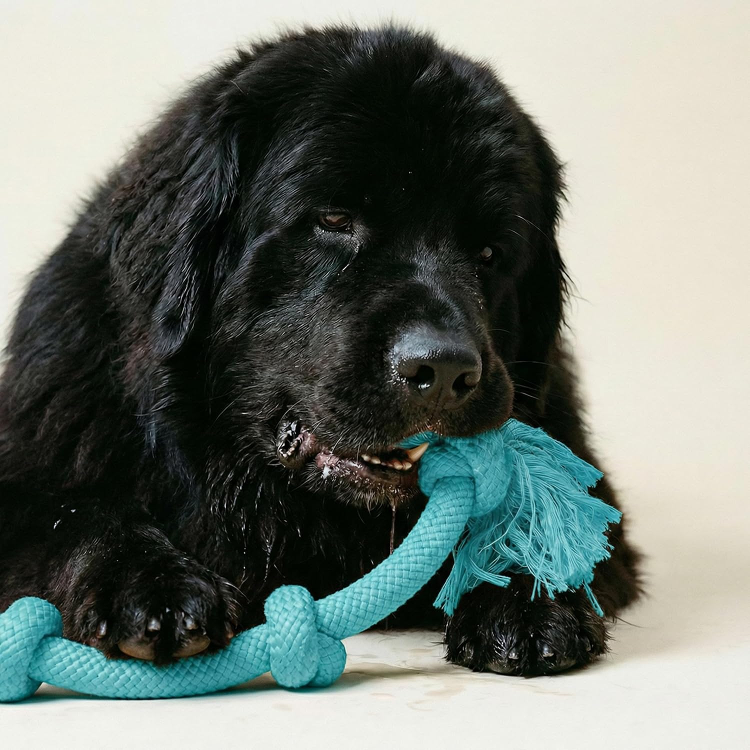 Playology Tug Rope Dog Toys for Large Breed Dogs - Jumbo, Beef Scent