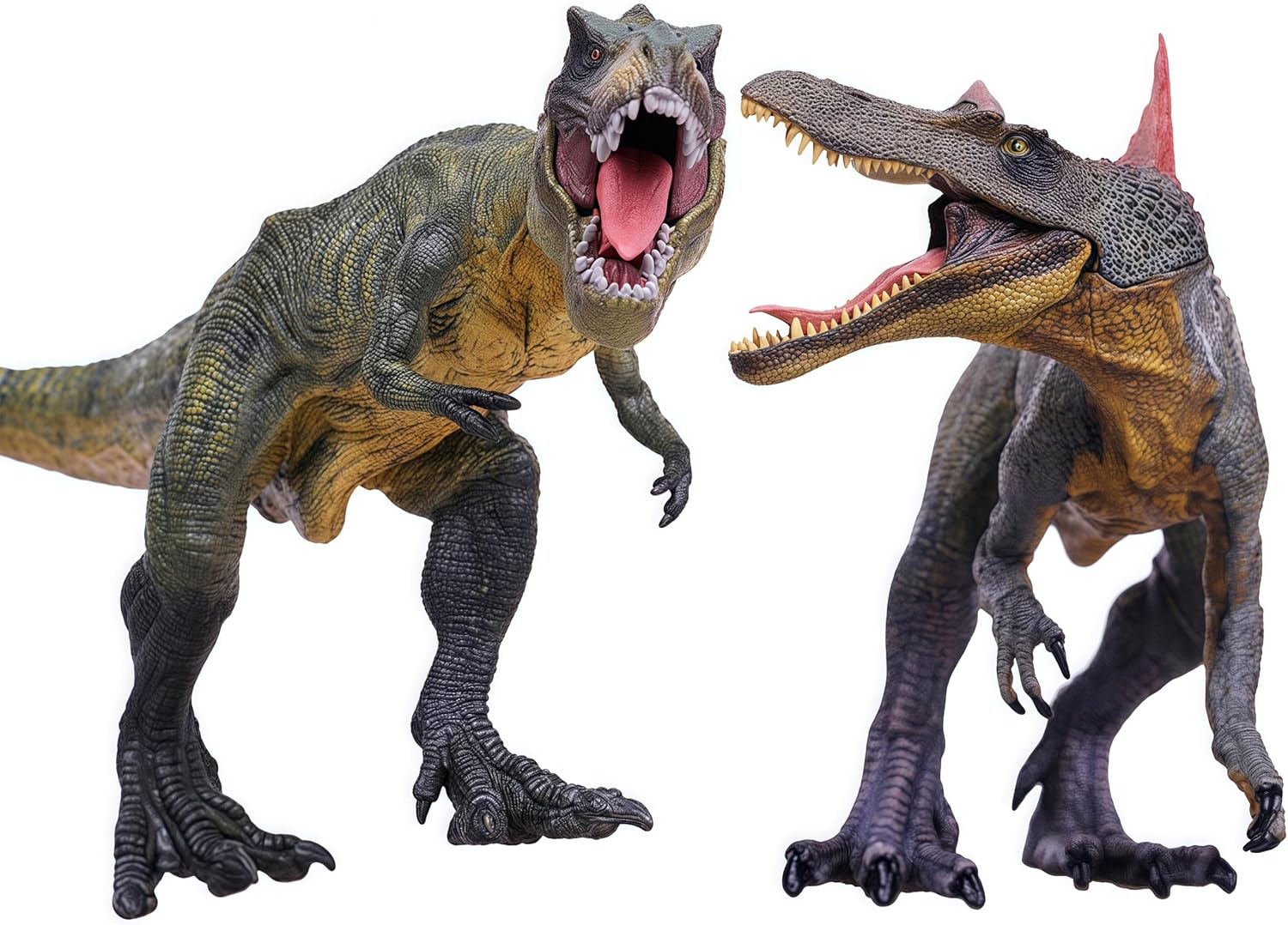 Gemini&Genius Dinosaur Toys Tyrannosaurus Rex and Spinosaurus Figures Toys