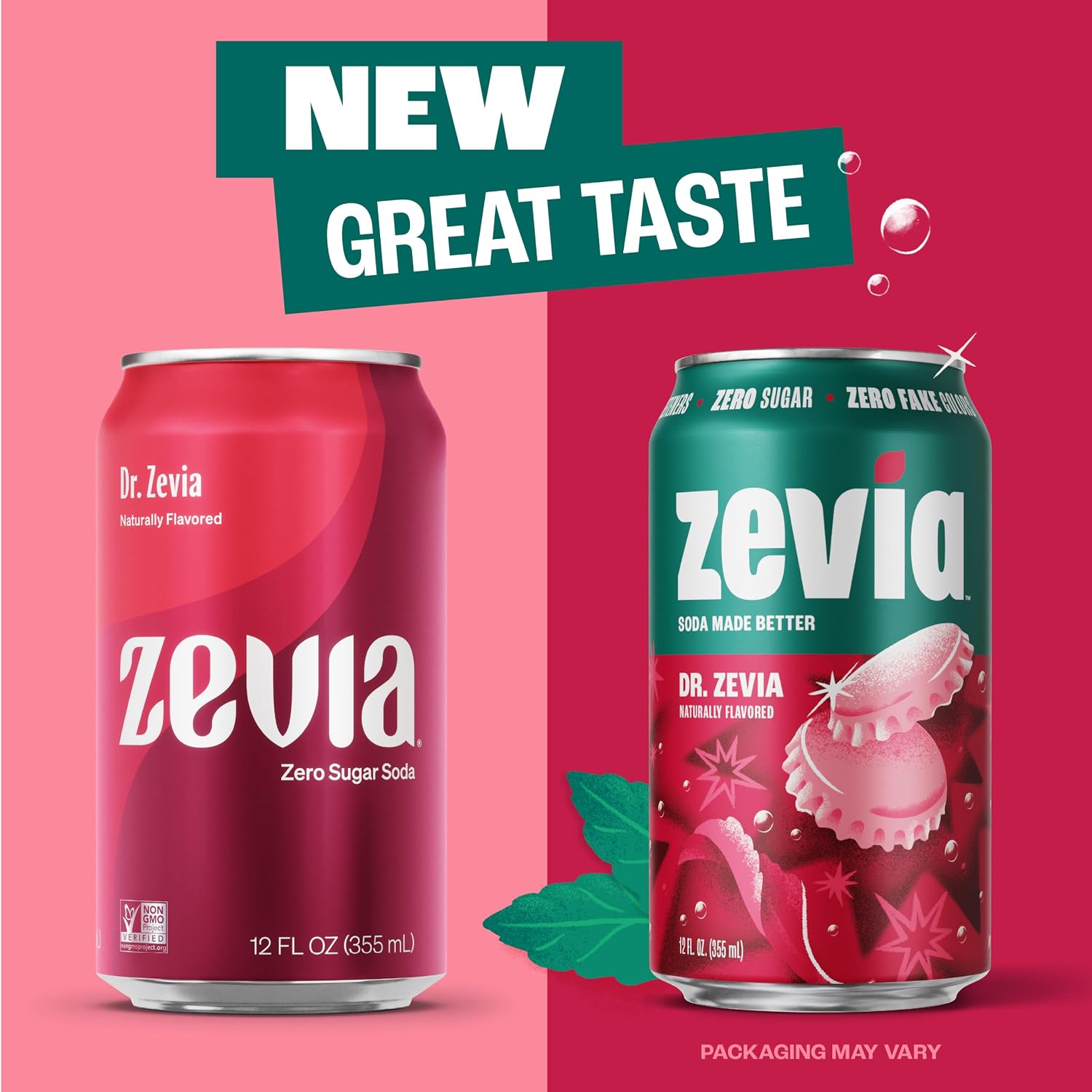 Zevia Zero Sugar Soda, Orange Creamsicle, 12 oz Cans (24-Pack) – Caffeine Free, Naturally Sweetened, No Calorie Soda - Non-GMO Project Verified, Gluten-Free, Vegan
