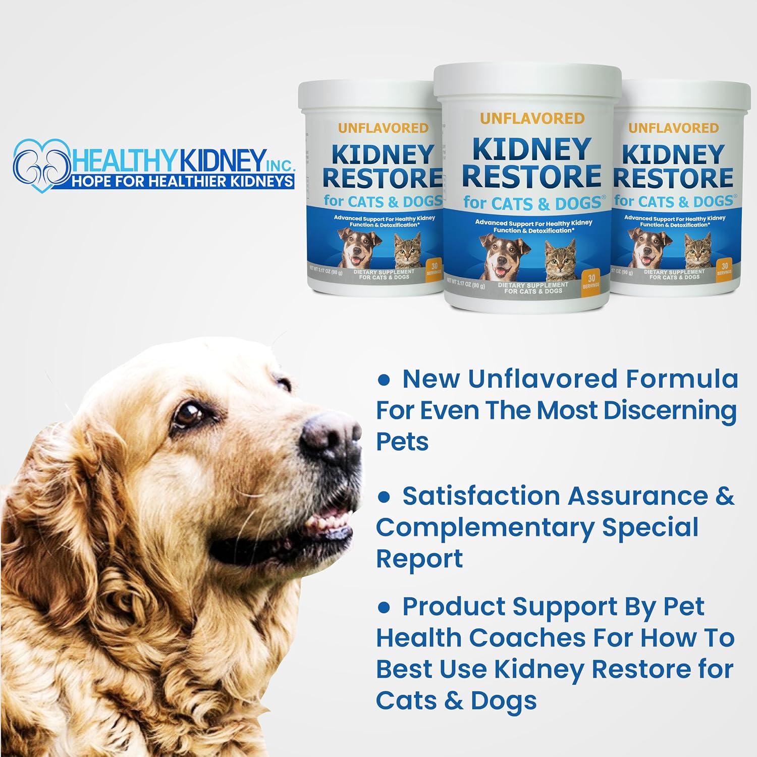 Cat and Dog Kidney Support, Natural Renal Supplements to Support Pets, Feline, Canine Healthy Kidney Function and Urinary Tract. Essential for Pet Health, Pet Alive, Easy to Add to Cats and Dogs Food