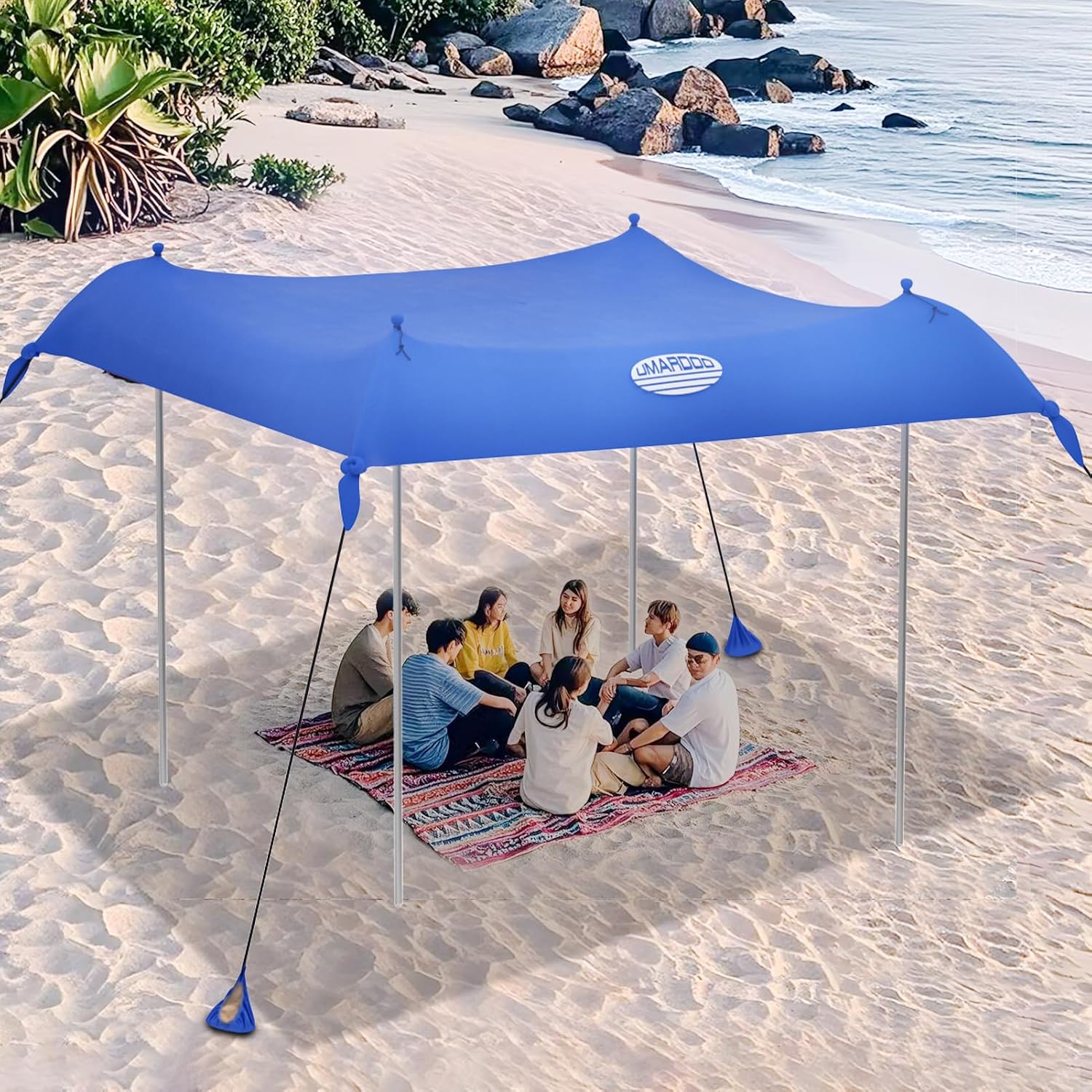 UMARDOO Family Beach Tent Canopy Sun Shade Portable 10×10FT