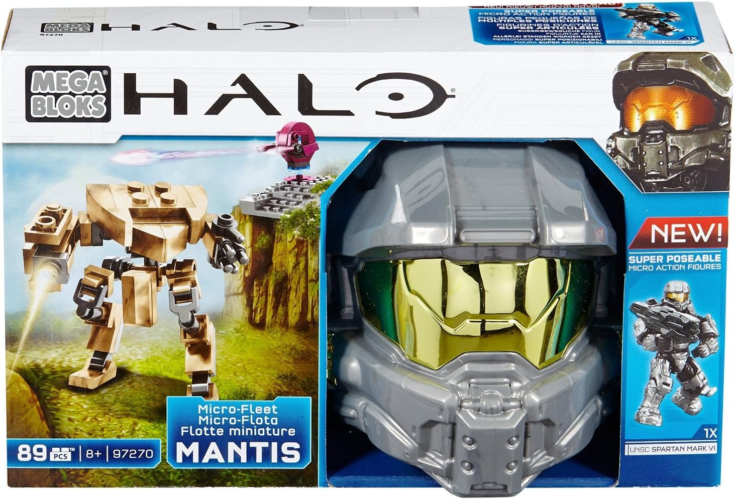Mega Bloks Halo Micro-Fleet Mantis Invasion