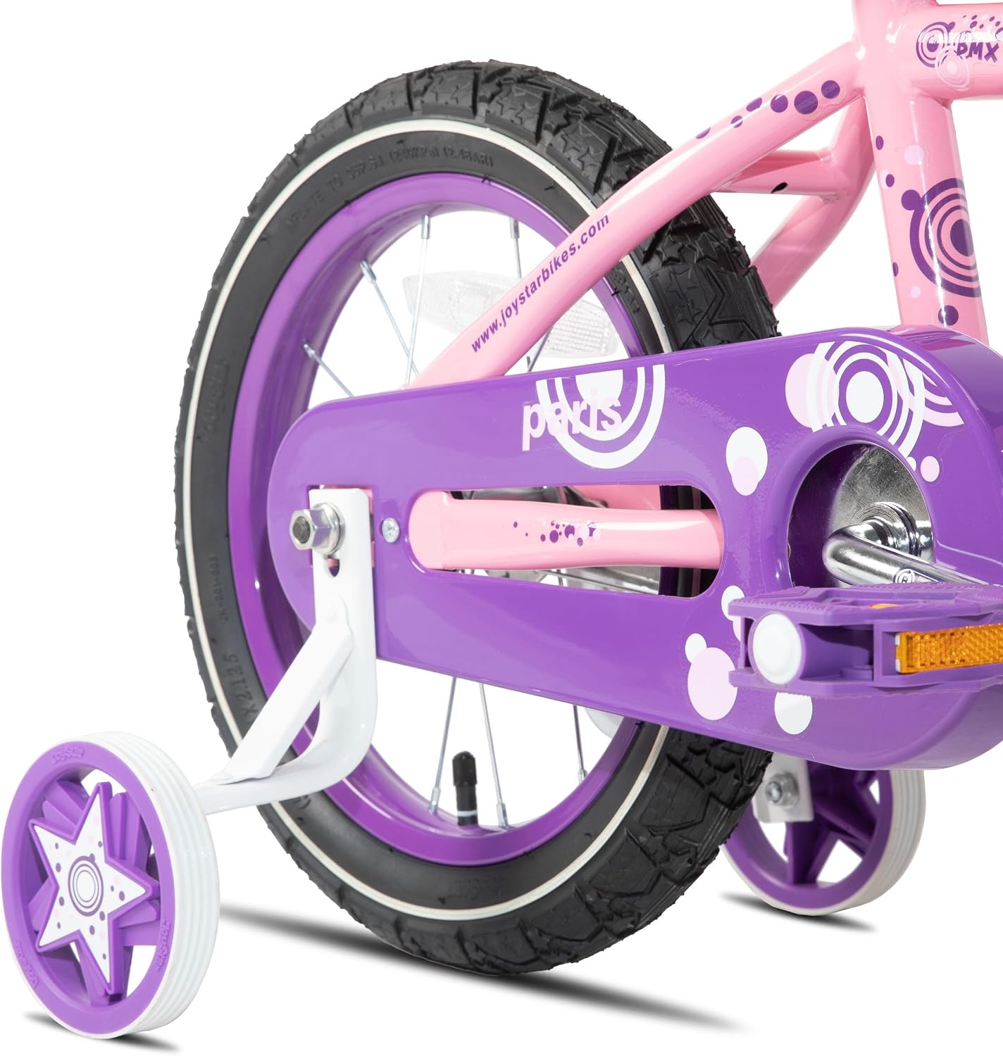 JOYSTAR Paris Girls Bike with Training Wheels for Ages 3-10Y