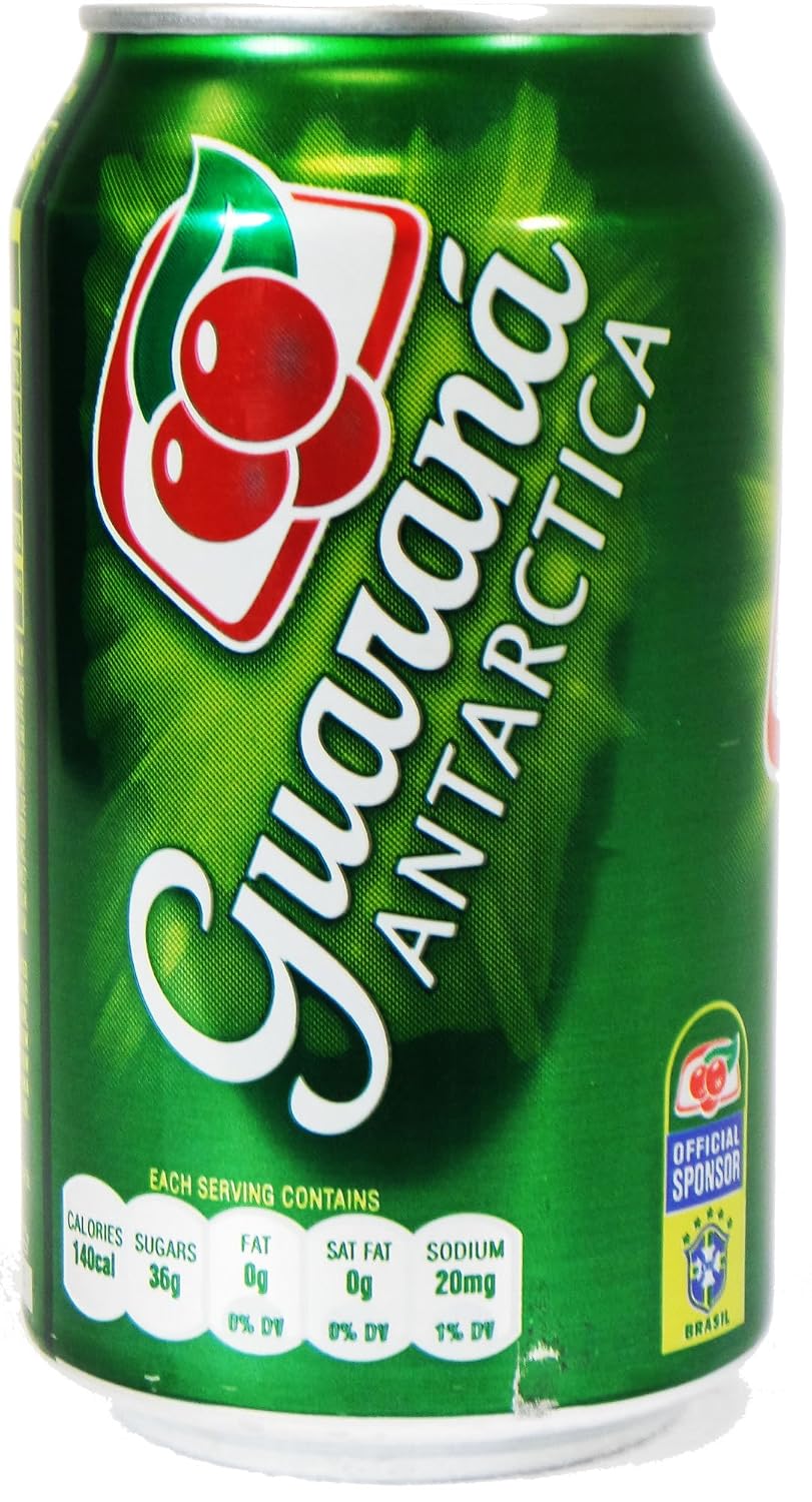 Guaraná Antárctica Soft Drink - 12 Pack - 11.83 FL.Oz - Refrigerante Guaraná Antárctica Lata 350ml - 12x1