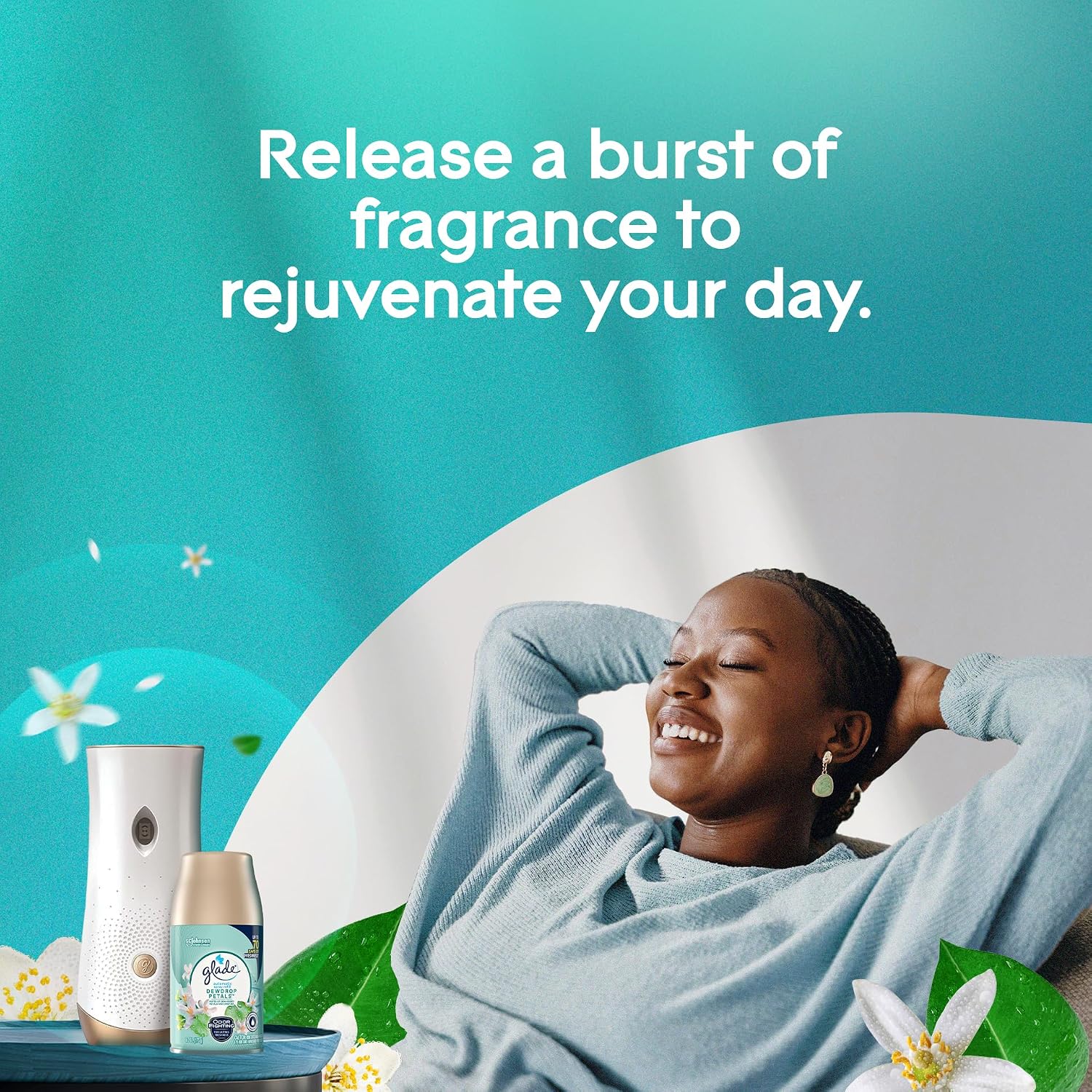 Glade Automatic Spray Refill, Air Freshener for Home and Bathroom, Cashmere Woods, 6.2 Oz