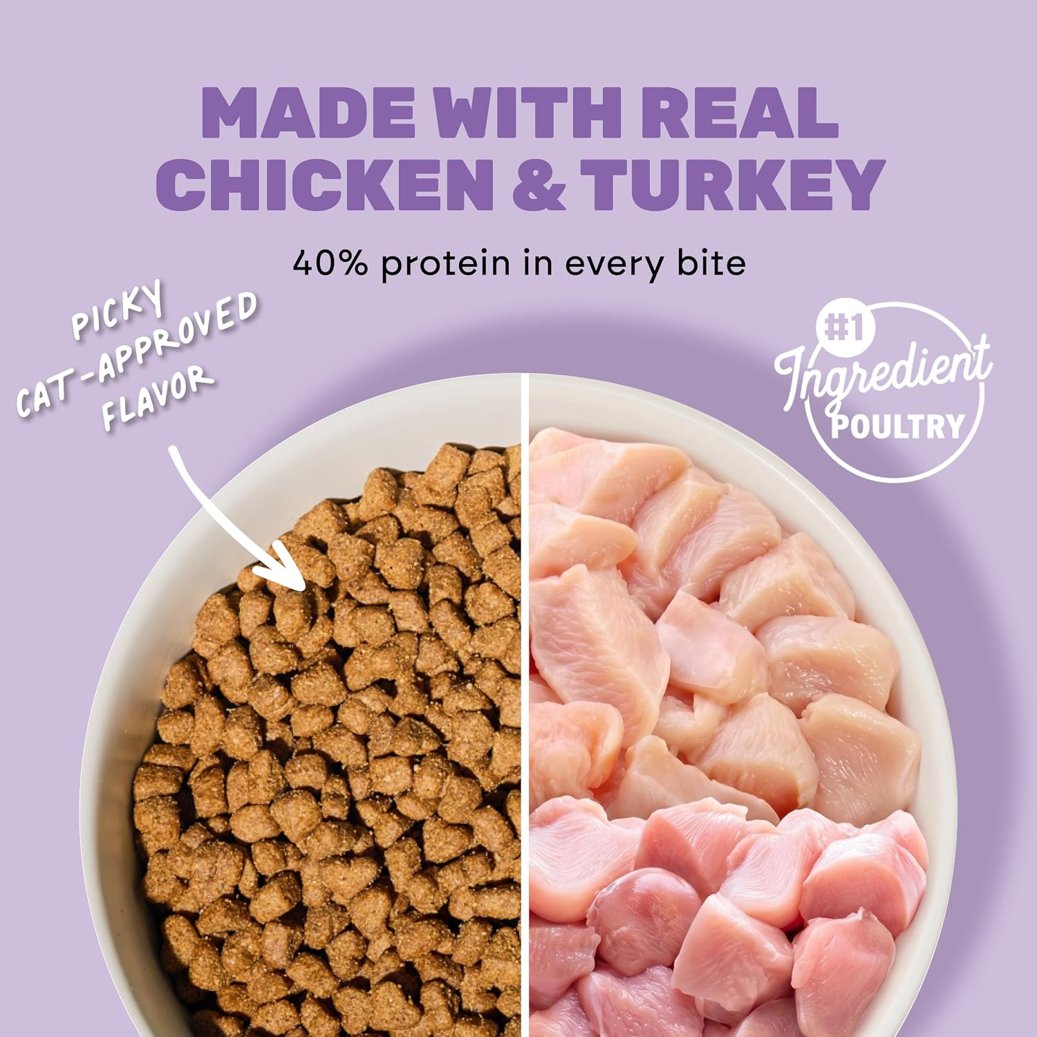 I and love and you Naked Essentials Dry Cat Food - Salmon + Trout - Grain Free, Real Meat, No Fillers, Prebiotics + Probiotics, 3.4lb Bag