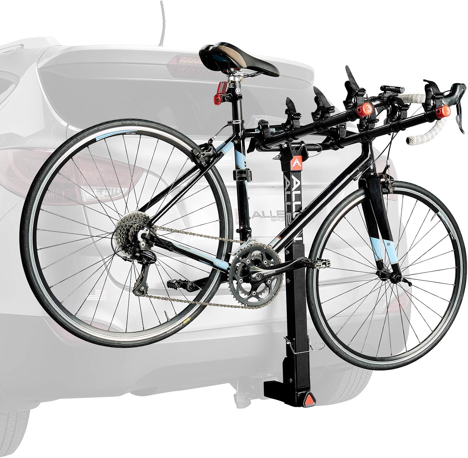 Allen Sports Deluxe 4-Bike Hitch Mount Rack (2-Inch Receiver) , Black