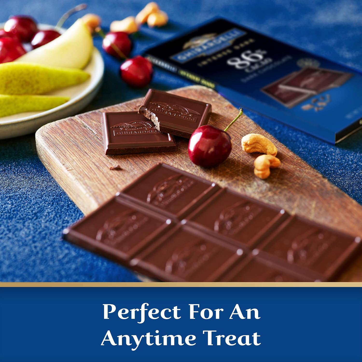 GHIRARDELLI® INTENSE DARK Chocolate Bar, 86% Cacao, 3.17 Oz Bar (Pack of 12)
