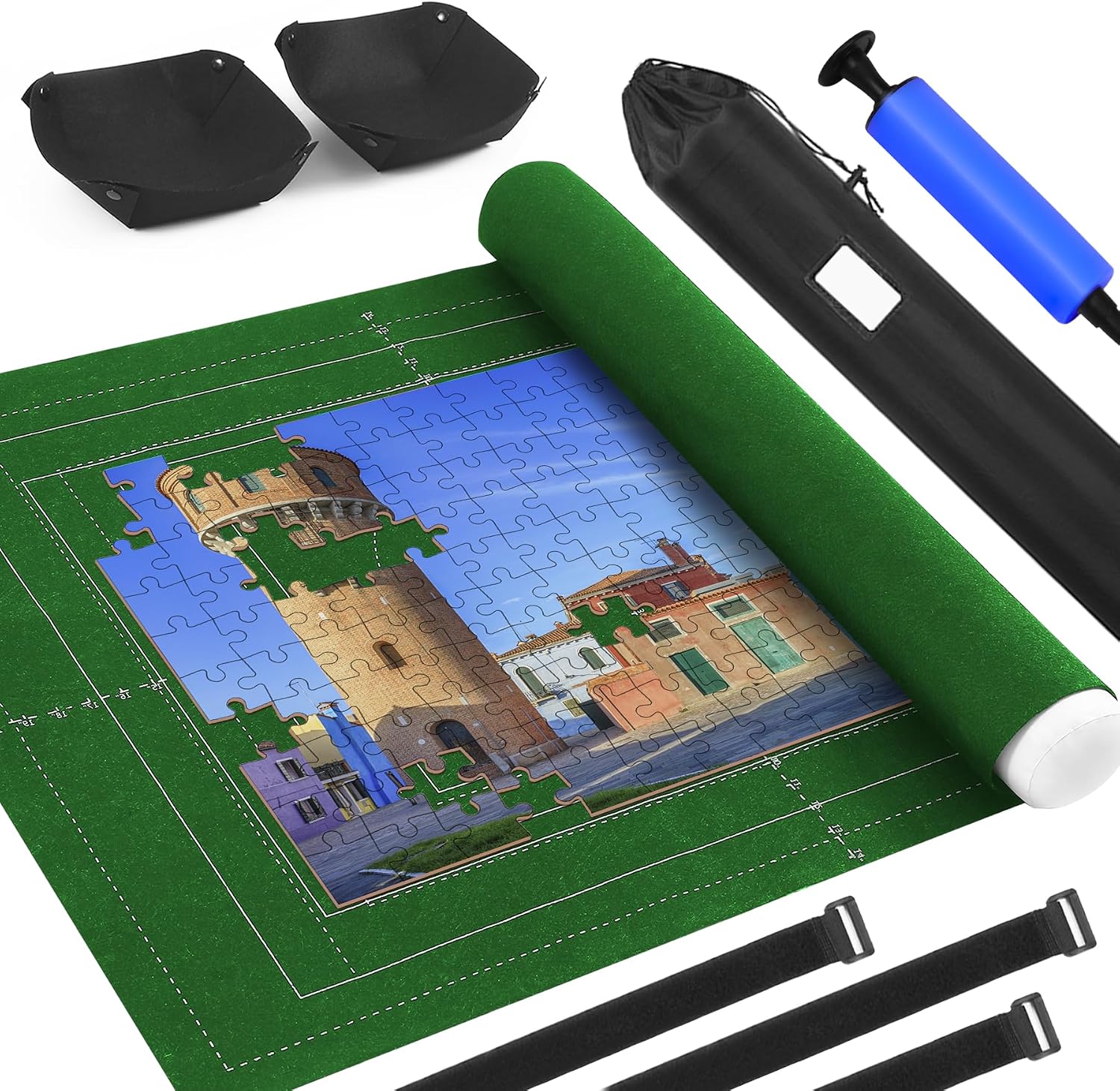Puzzle Mat Roll Up Puzzles Board for Jigsaw Up to 2000, 1500, 1000