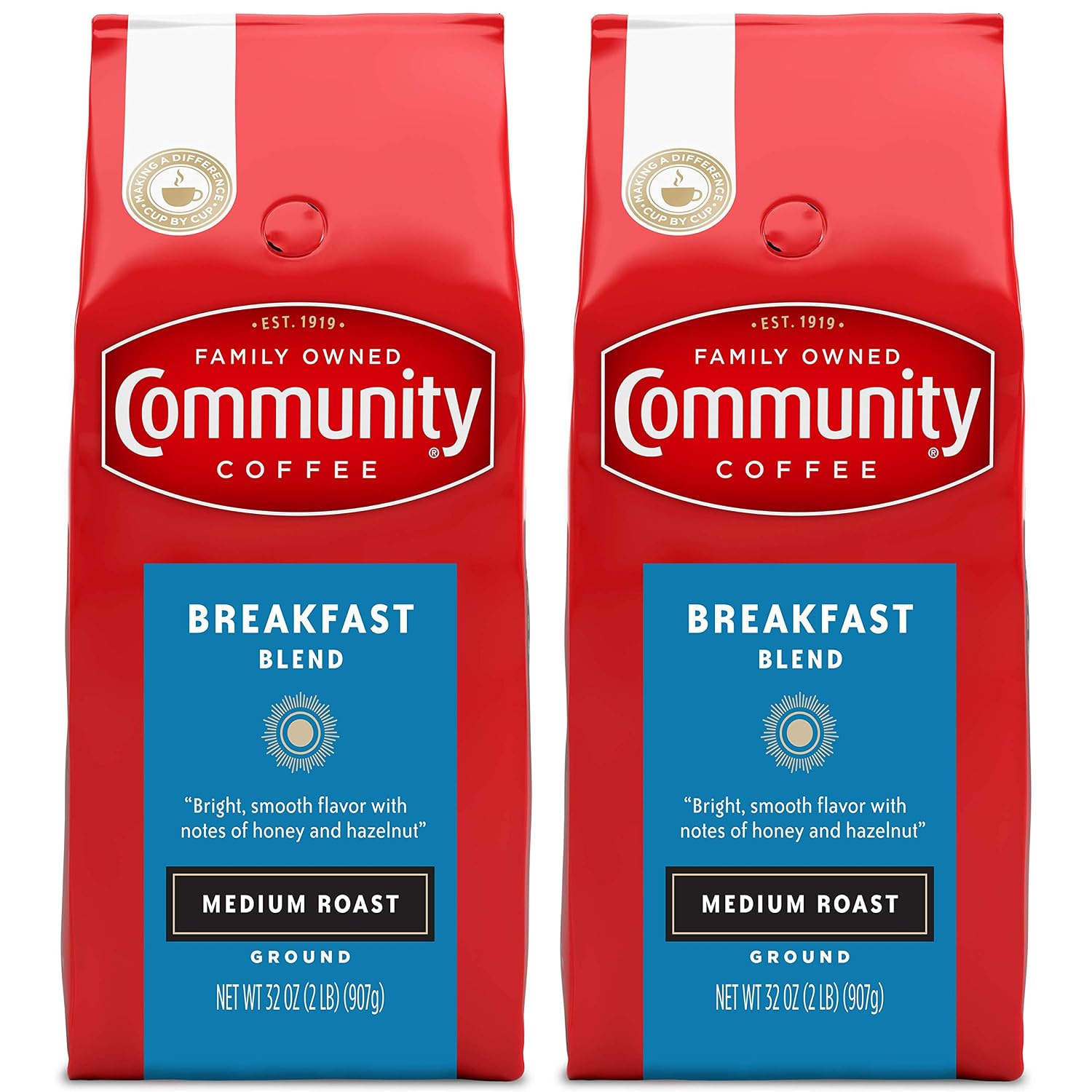 Community Coffee French Roast, Ground Coffee, Extra Dark Roast, 12 Ounce Bag (Pack of 1)