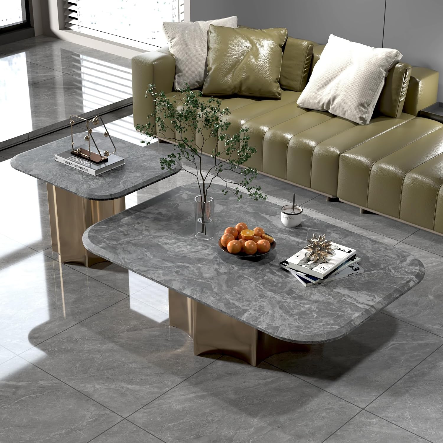 BAYYA Extra Wide Countertop Contact Paper Marble Peel and Stick Wallpaper | Grey Thicken Matte 48x354inch Gray Kitchen Peel and Stick Countertops Bathroom Self-Adhesive Waterproof Marble Vinyl Wrap