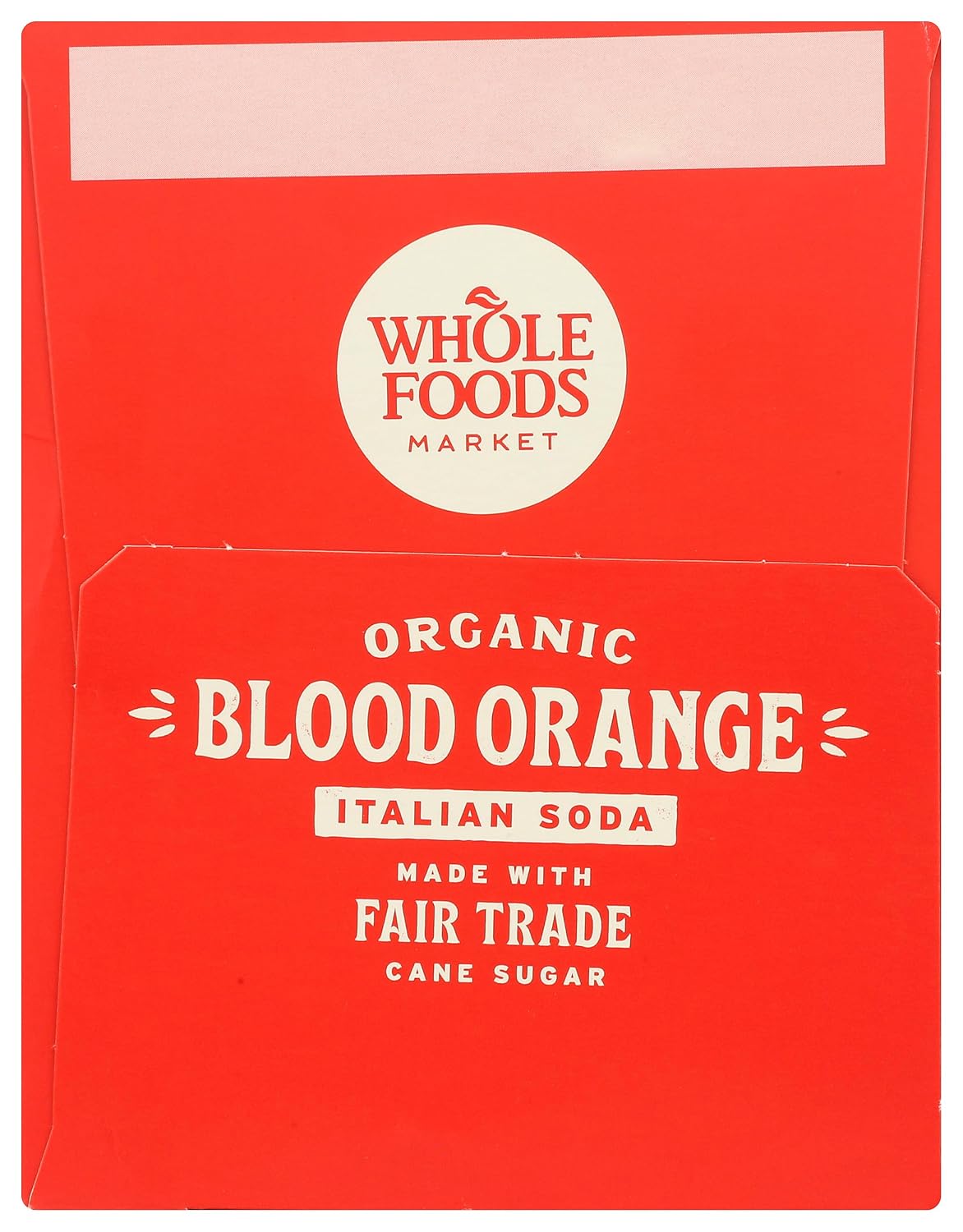 Whole Foods Market Blood Orange Italian Soda, 11.2 Fl Oz, 4 Pack | 4 Pack, Organic