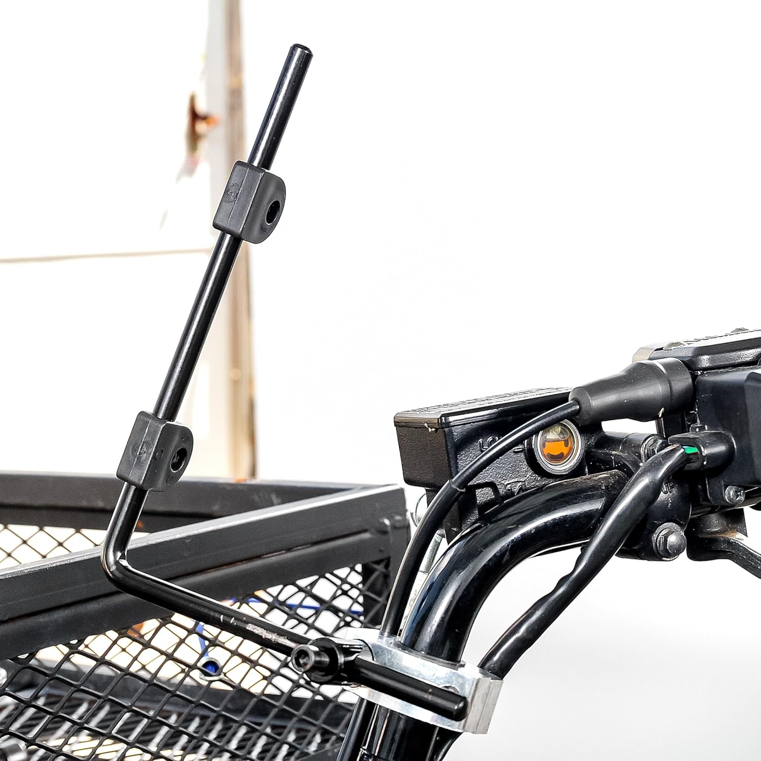 Black Boar ATV Windshield w/Hardware - Features Wrap-Around Design that Shields Hands - Crafted of Heavy Duty Clear Acrylic - Easily Mounts onto