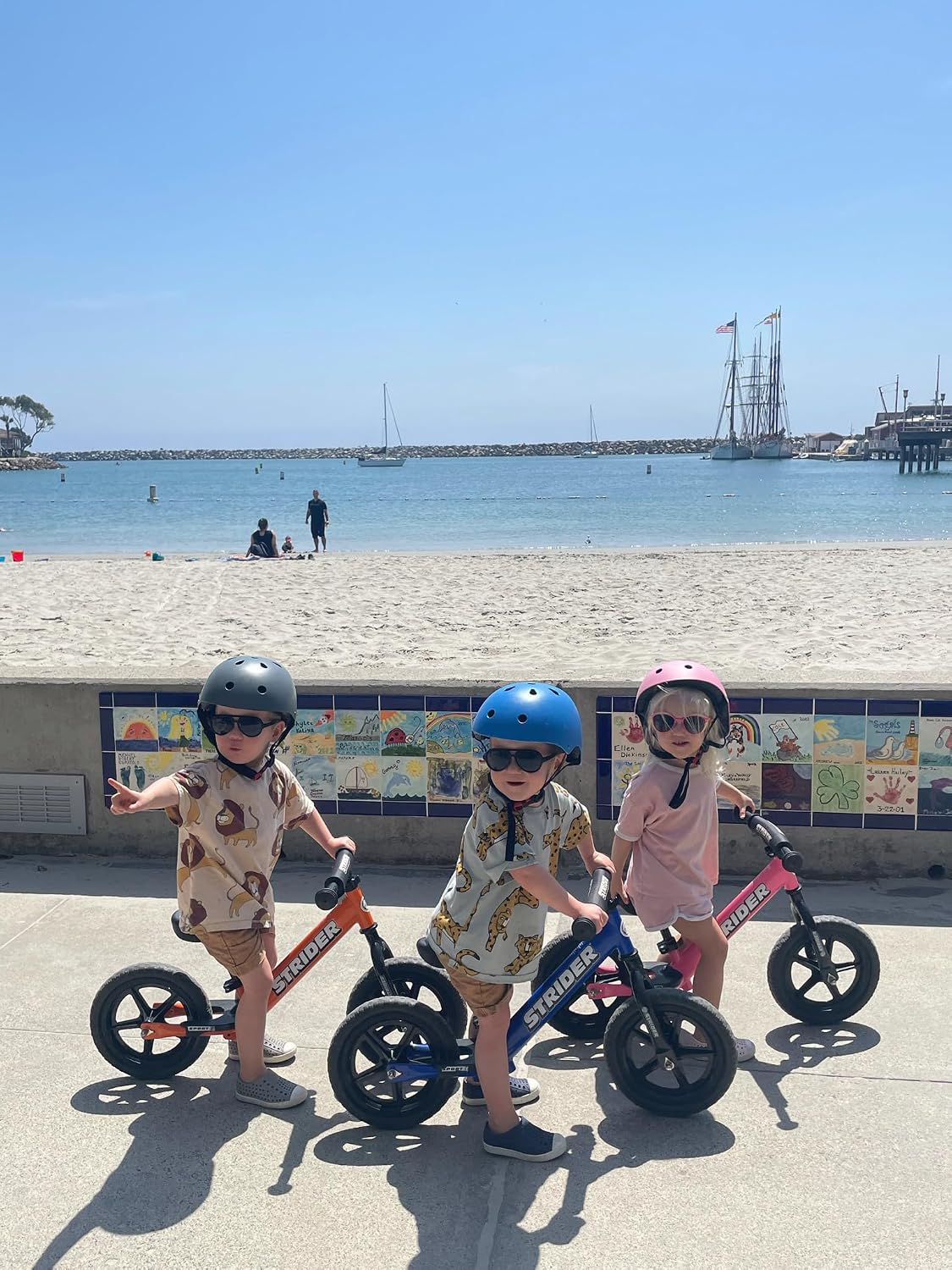 Strider 12 Sport Bike, Pink - No Pedal Balance Bicycle for Kids 1 to 4 Years - Includes Safety Pad, Padded Seat, Mini Grips, Flat-Free Tires -Easy Assembly, Tool-Free Adjustments | No-Pedal Balance Bike for Toddlers, Safety Pad, Adjustable Seat and Handl…
