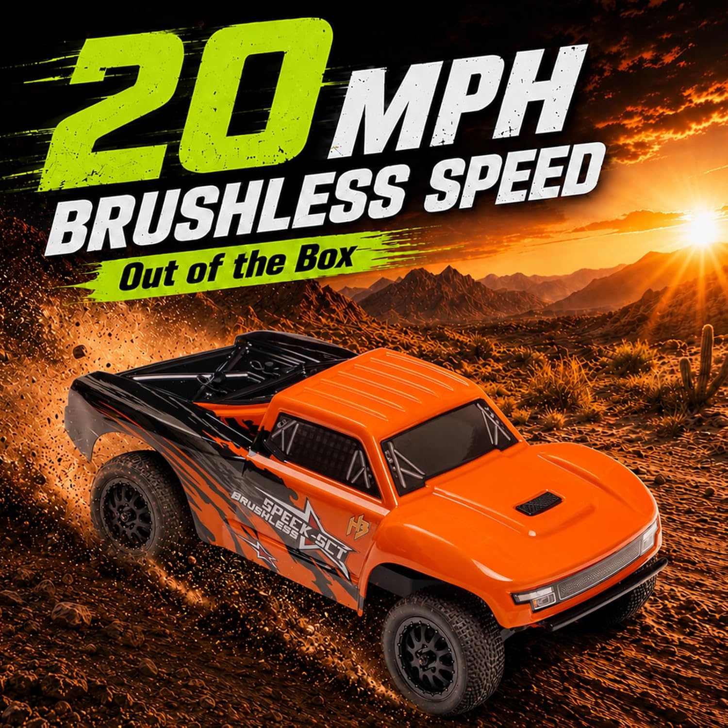 HOBBYPLUS Speck B Elite Brushless 1/24 2WD Mini RC Car - RTR RC Buggy, Fast Mini Racing Buggy – Remote Control Car Racing Vehicles (Razor Magenta)
