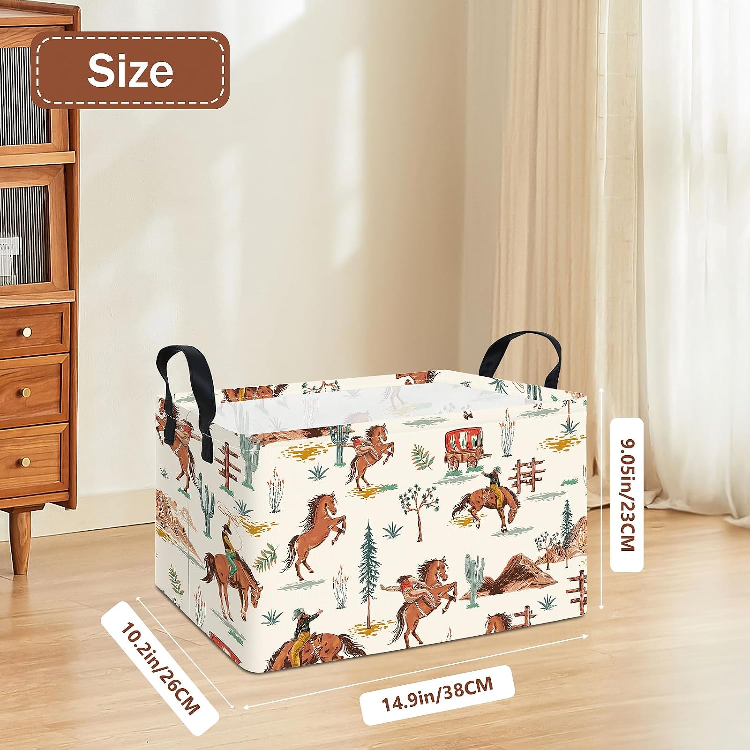Rectangular Storage Basket Gift Bag Rec Spaceships