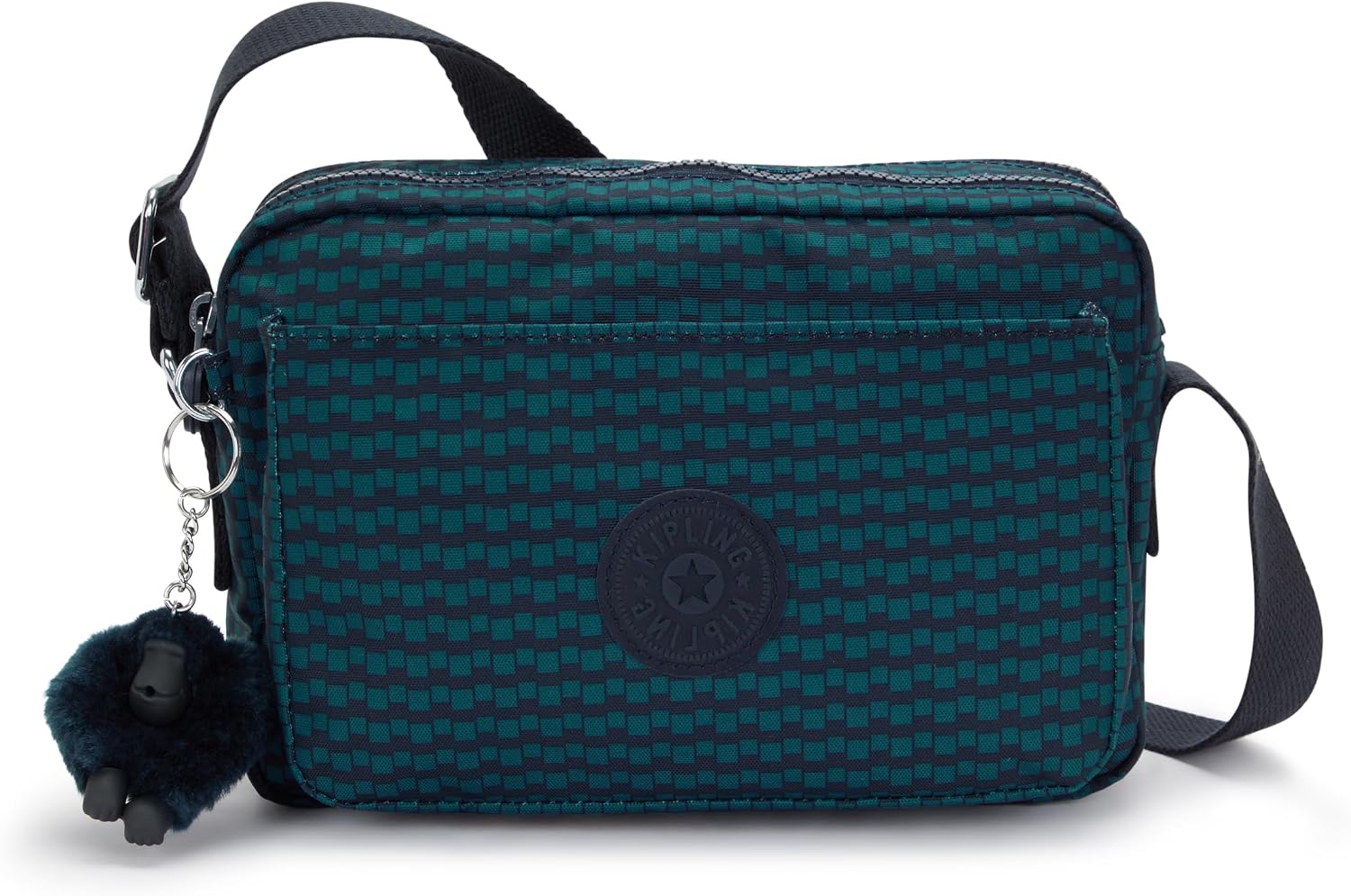 Kipling Women’s Abanu Medium Crossbody Bag, Lightweight, Adjustable Nylon Waist Pack with Multi-Compartment Zip Pockets