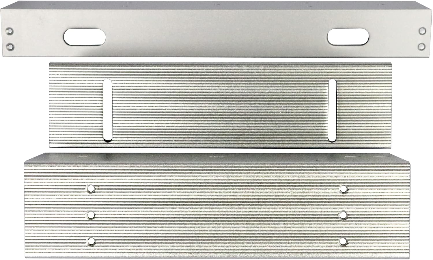 Visionis FPC-5192 600lbs Indoor Electromagnetic Lock with 600 lbs L and Z Bracket for Inswinging Door Access Control Maglock