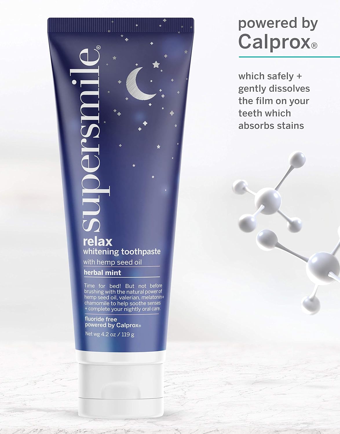 Supersmile Awake Zesty Mint Whitening Toothpaste, with Caffeine, 4.2 Oz