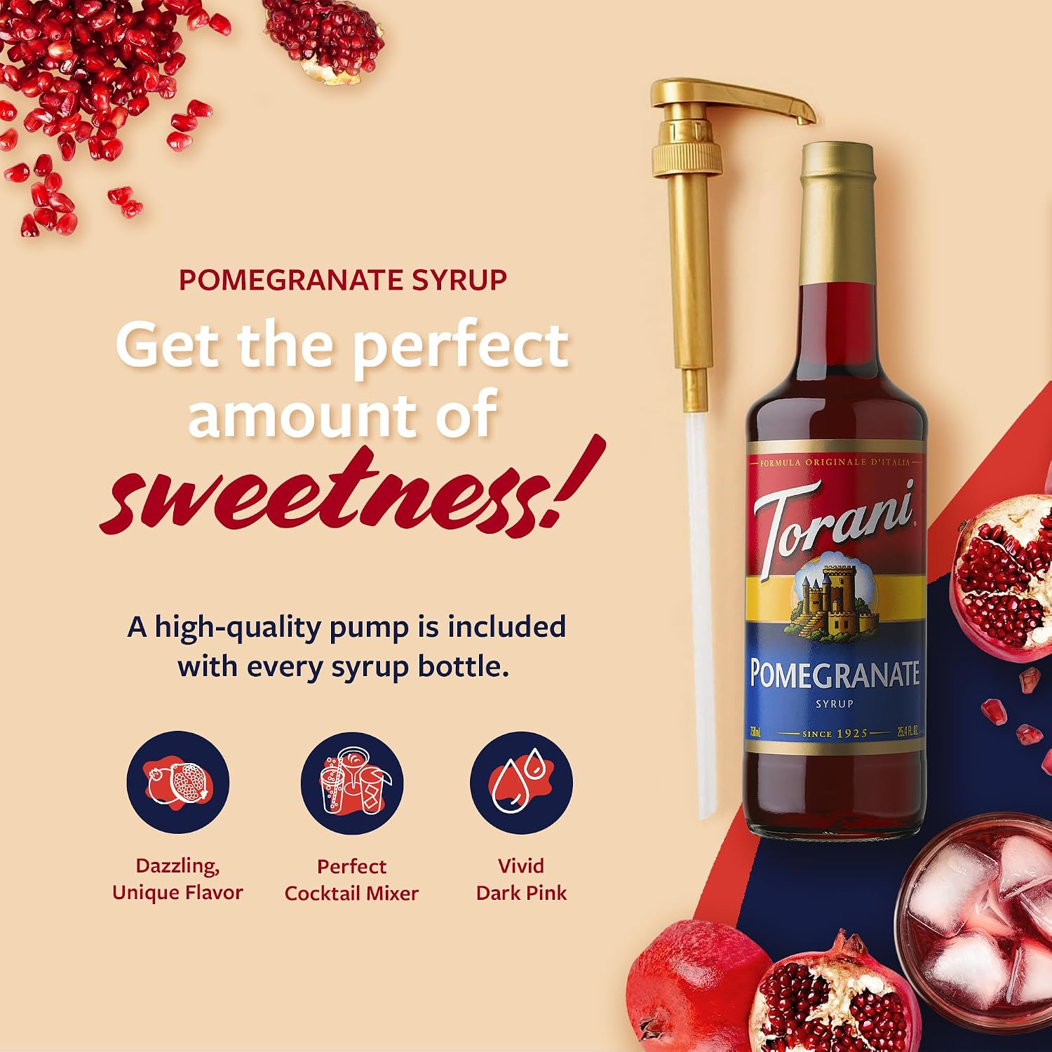 Torani Syrup, Cherry, 25.4 Ounces (Pack Of 4)