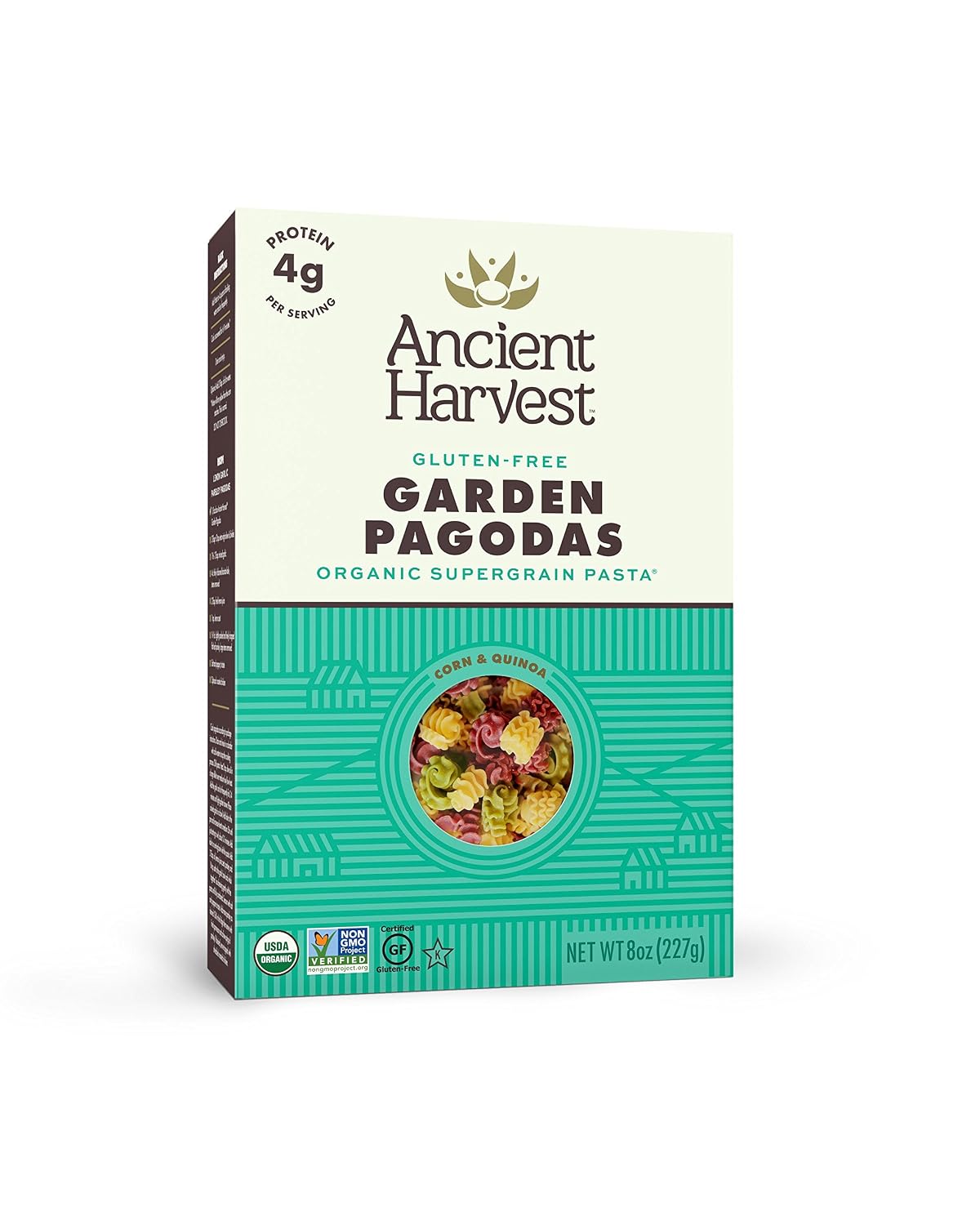 Ancient Harvest Organic Quinoa Pasta, Rotelle, 8 Ounce (Pack of 12)