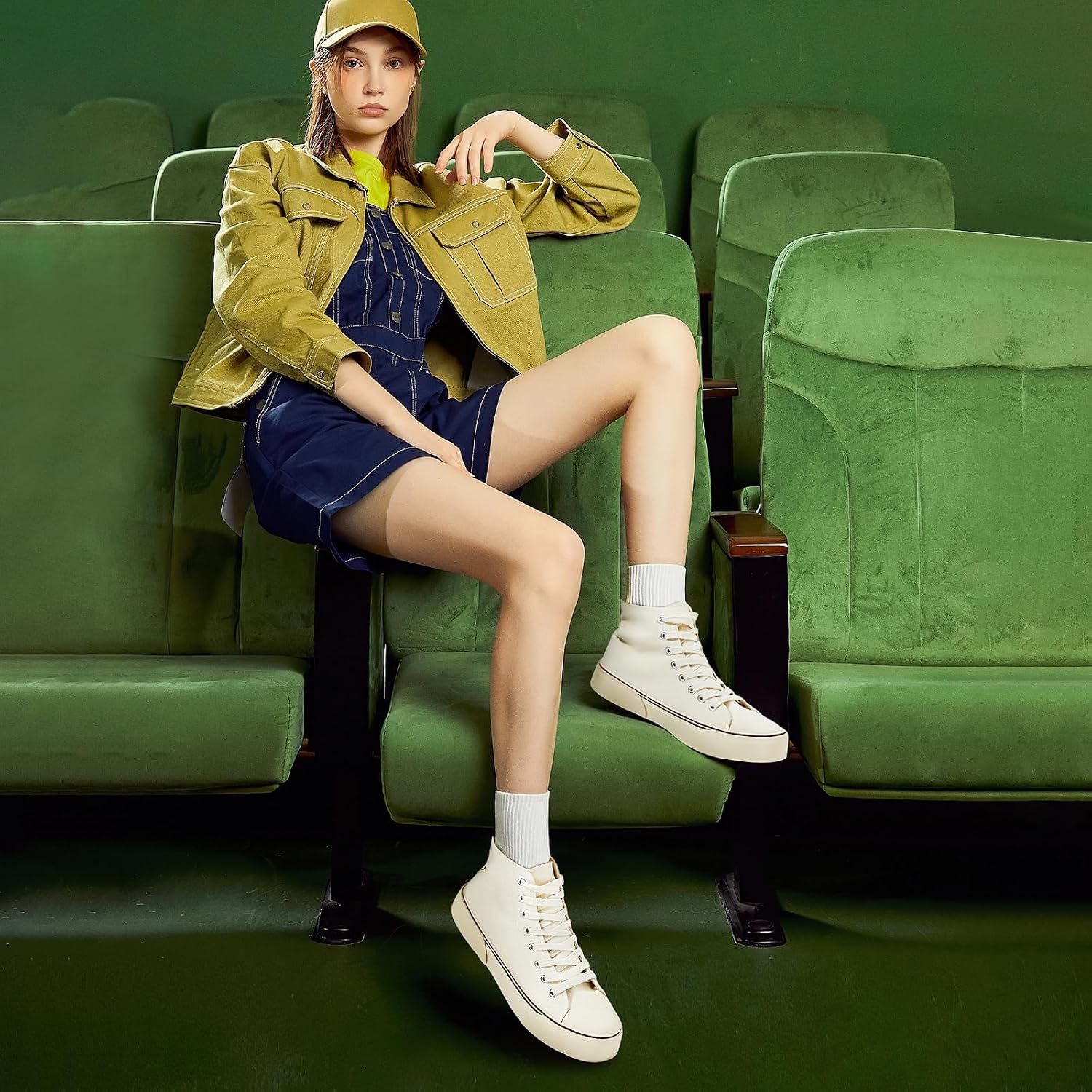 hash bubbie High Top Canvas Sneakers Fashion Walking Shoes