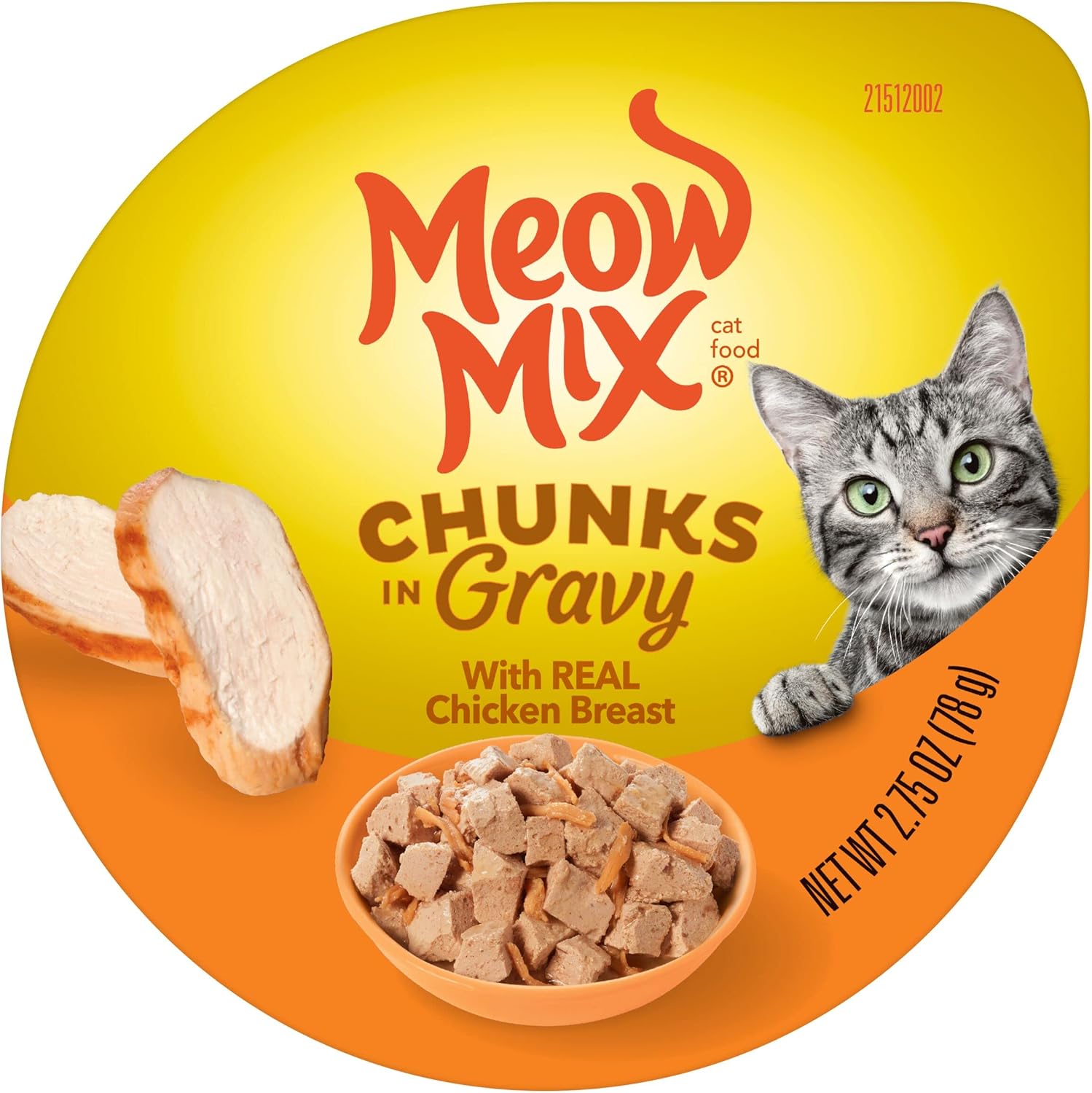 Meow Mix Seafood Favorites, Wet Food Variety Pack, 12 Cups