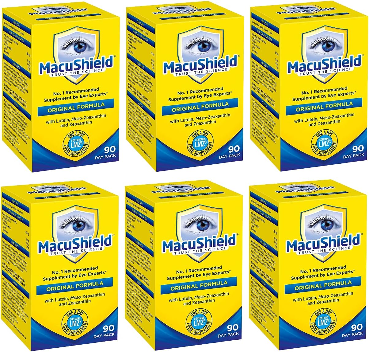 MACUSHIELD 90 CAPSULES (PACK OF 6) SUPER SAVER by Hampton Brands Ltd