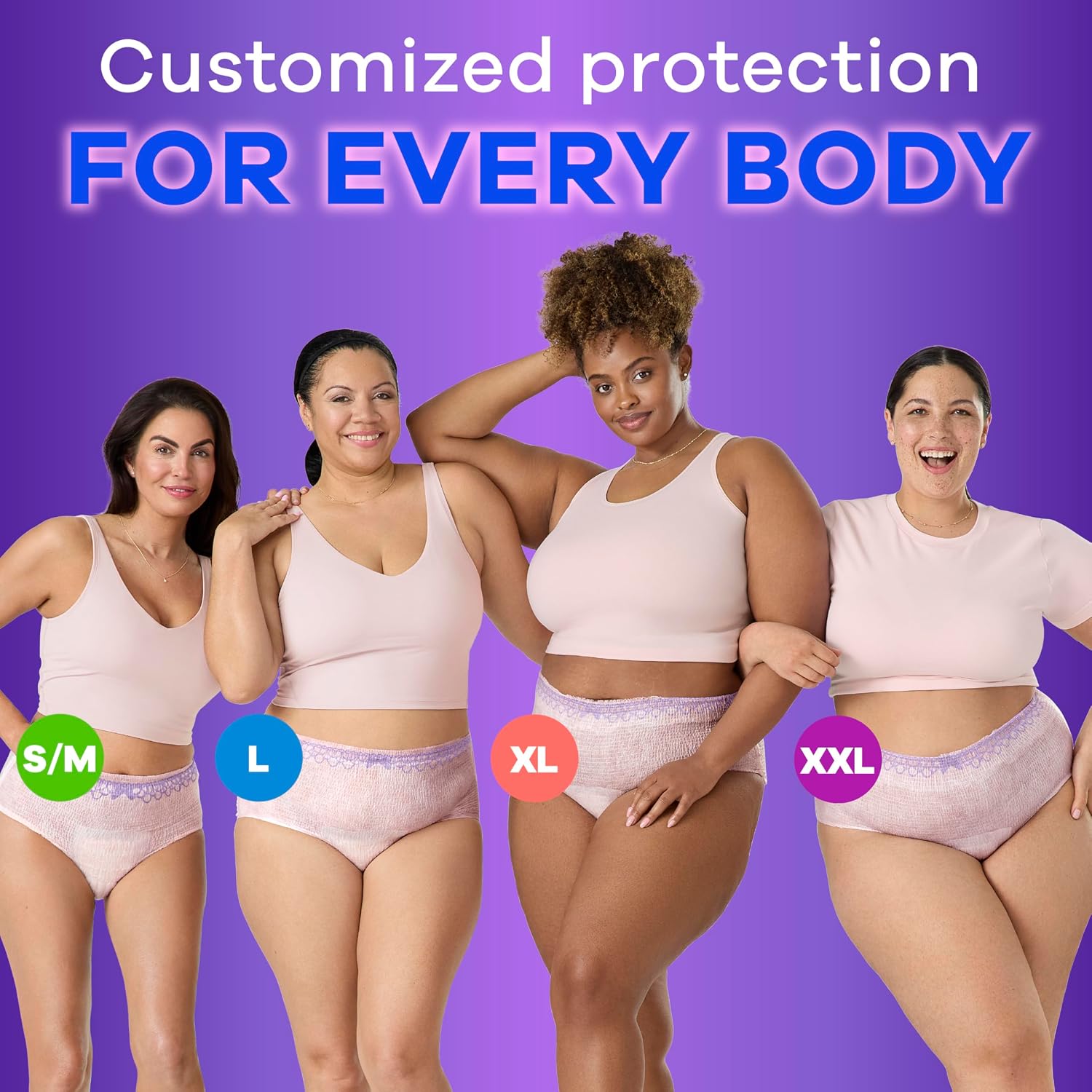 Always Discreet Adult Diapers for Women, Incontinence Underwear, Postpartum Essentials, Disposable Briefs, Max Absorbency, Bladder Leak Protection, Small/Medium, 32ct