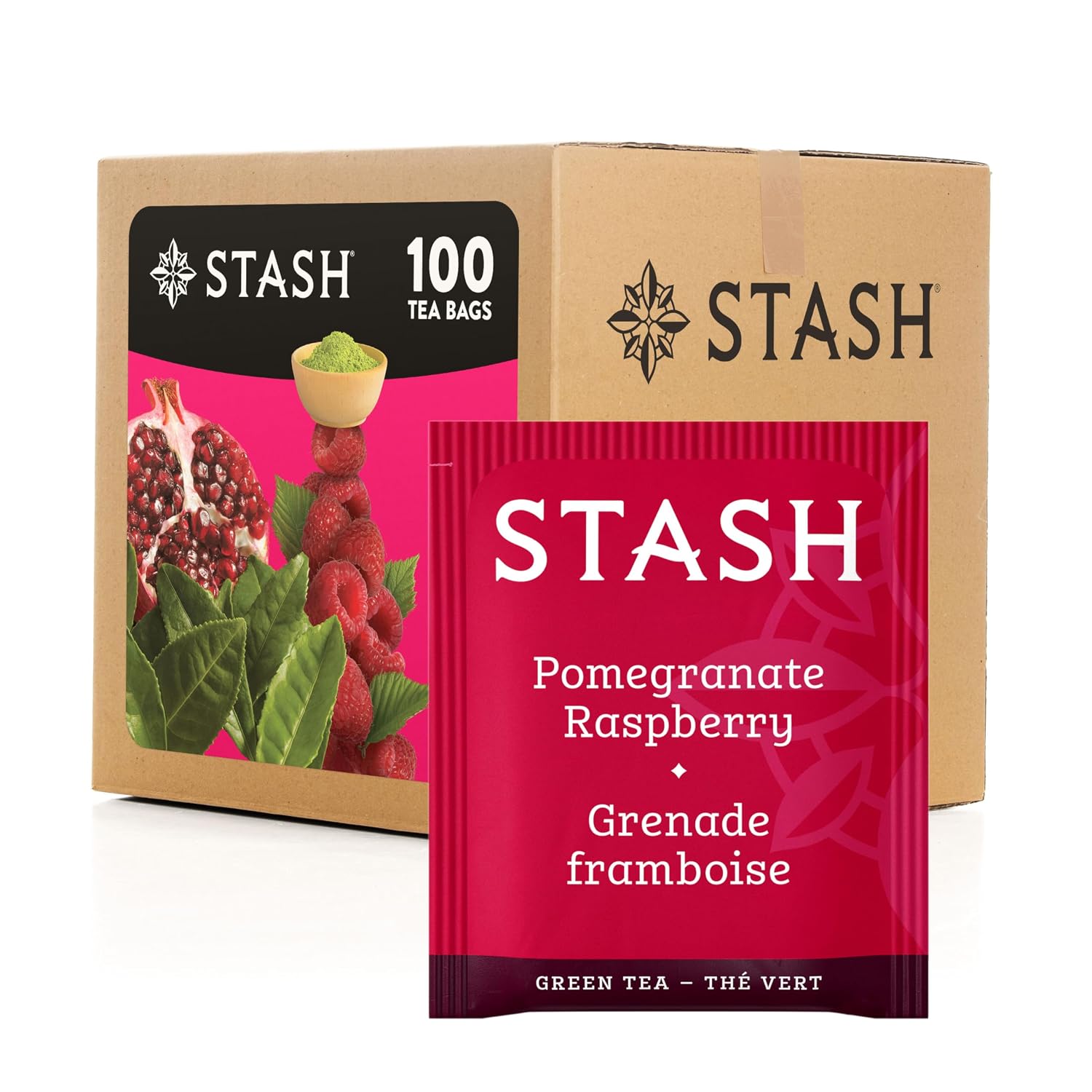 Stash Tea Premium Green Tea, Box of 100 Tea Bags