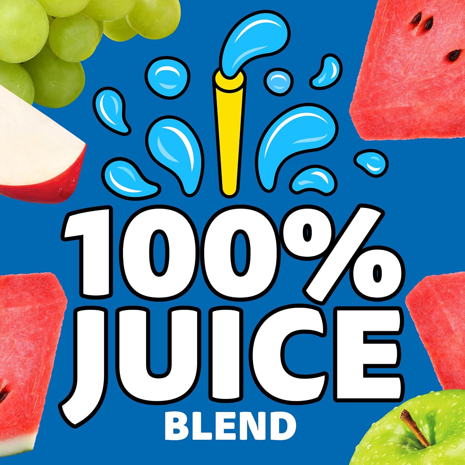 Capri Sun 100% Juice from Concentrate, 10 Pouches Apple Juice, 6 fl oz | for School Lunches and On-the-Go Hydration, All Natural Ingredients, No Artificial Colors, Flavors Or Preservatives