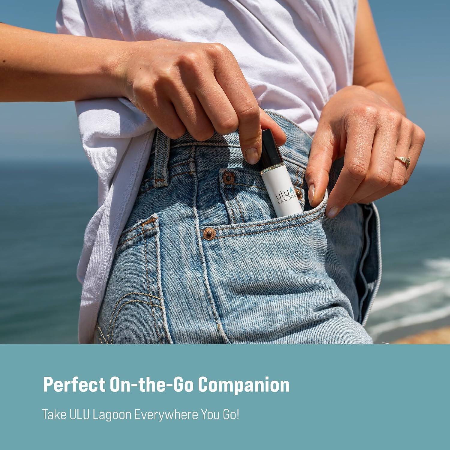 Ulu Lagoon Roll-On Perfume - Travel-Sized Coconut Surf Wax Fragrance, Easy-to-Use and Carry, Universal Scent - Ideal Gift for Beach Lovers!