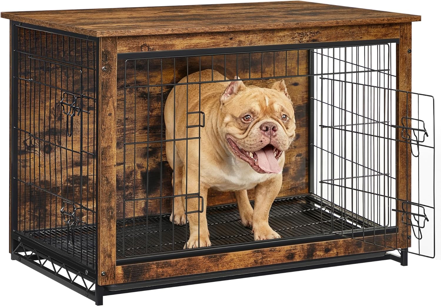 Feandrea 27.2" Dog Crate Furniture, Indoor Dog Kennel Side End Table