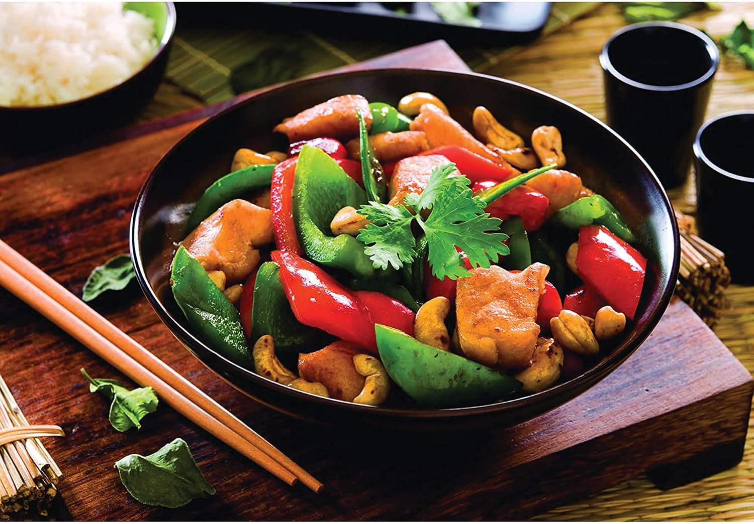 Helen's Asian Kitchen Xylan Non-Stick Wok, 12-Inch Flat Bottom Wok