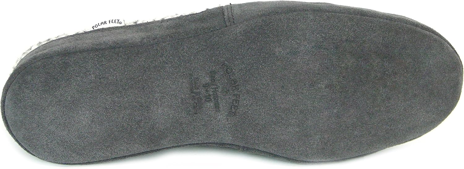 Men Perfect Mocs Fleece House Slippers Moccasin-Style Suede Sole