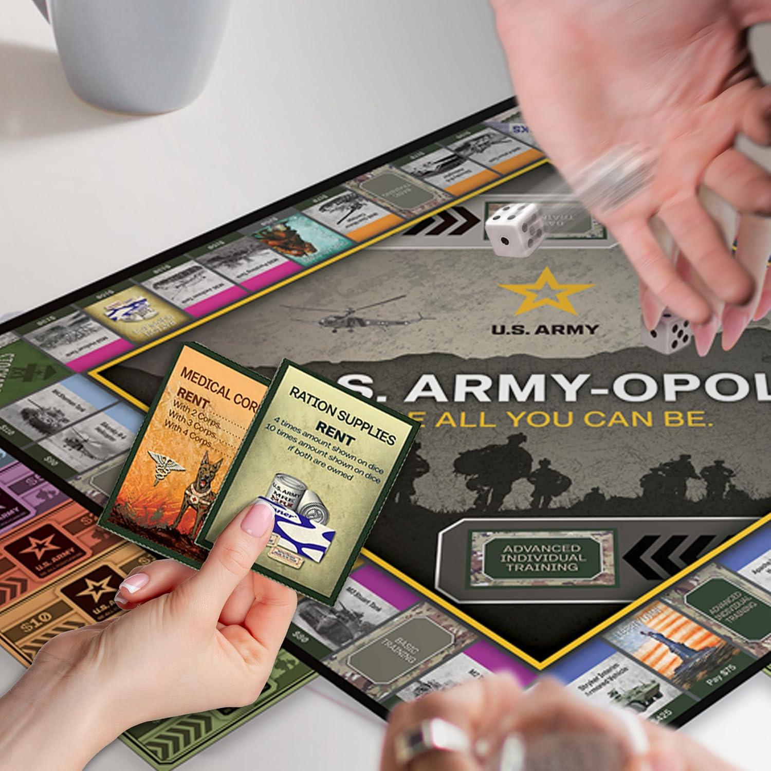MasterPieces Opoly Board Games - Coca-Cola Opoly - Officially Licensed Board Games for Adults & Families