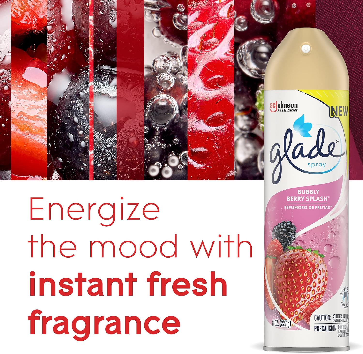 Glade Air Freshener, Room Spray, Apple Cinnamon, 8 Oz, 12 Count
